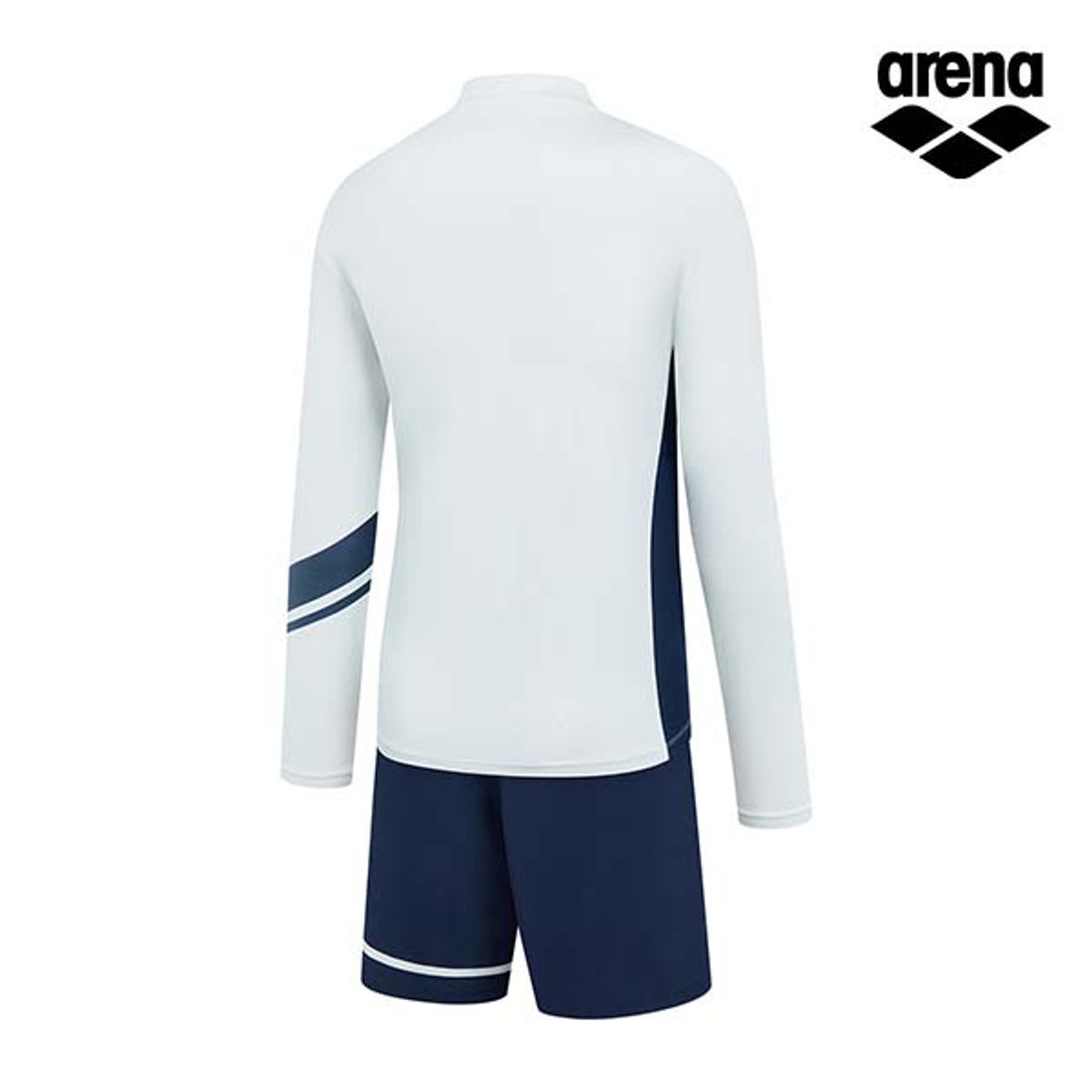 아레나(ARENA) 에센스 레귤러핏 집업 래쉬가드 세트 A5BM1PC05GRY