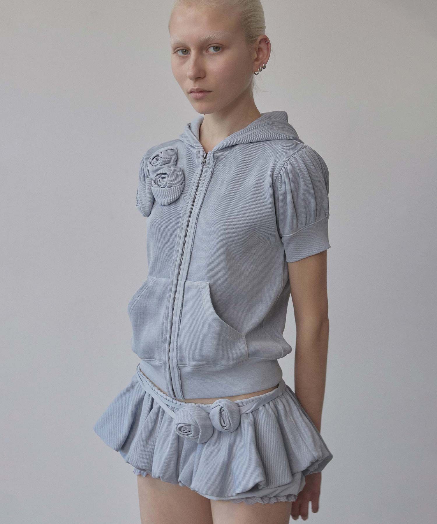 2025年のクリスマス Rose Washed SCULPTOR | MUSINSA Hoodie Sky Dusty Zip-Up トップス
