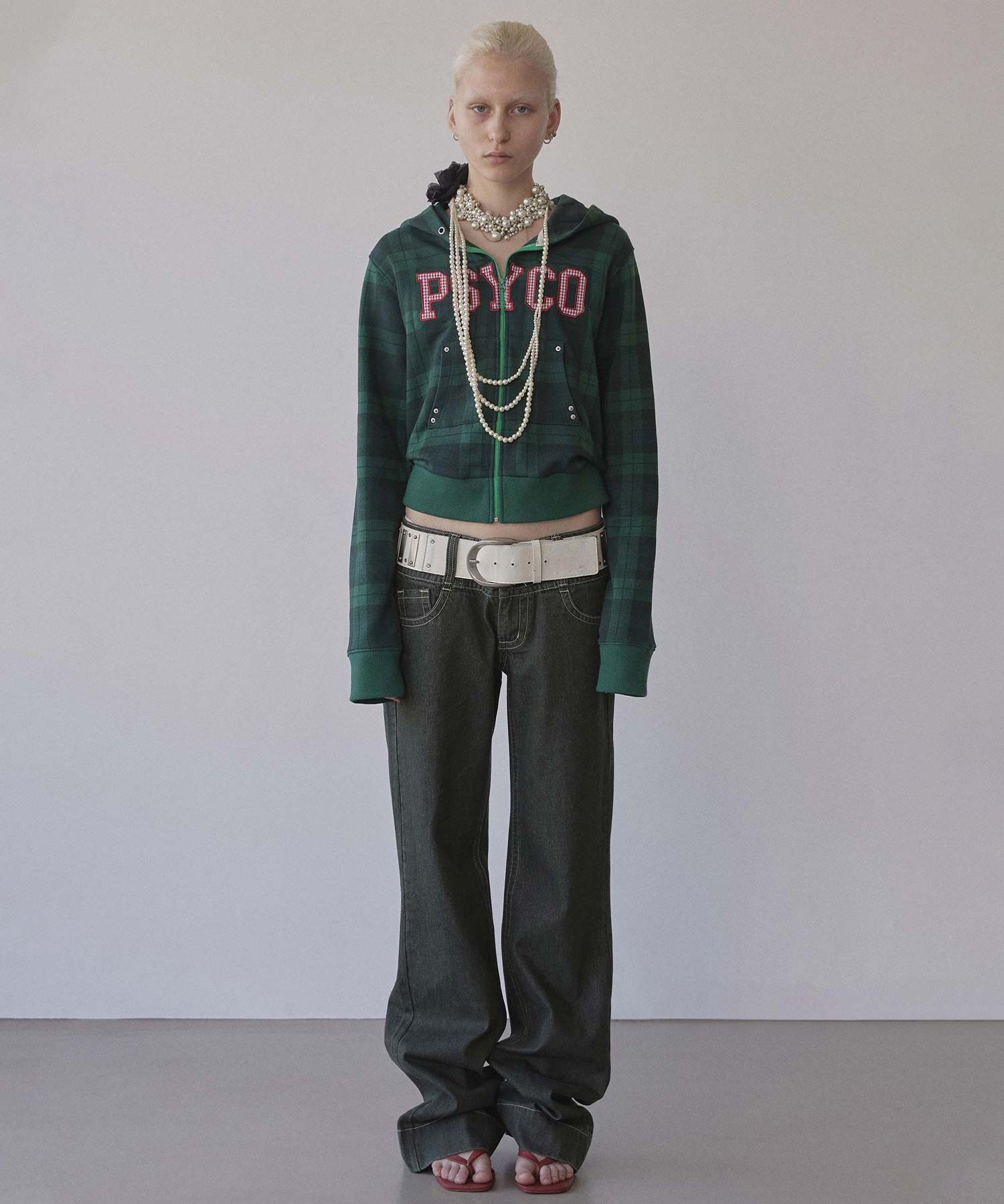 トップス SCULPTOR Cottage Zip-Up Hoodie S check MUSINSA | SCULPTOR Cottage Zip-Up Hoodie Check