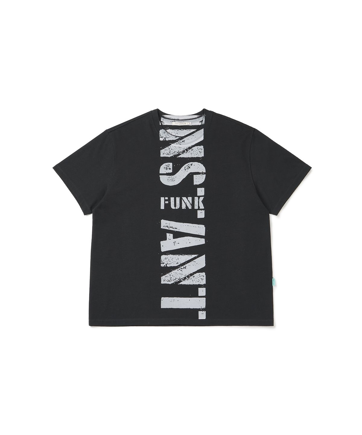 인스턴트펑크(INSTANTFUNK) 맨즈 빈티지 로고 티셔츠 - 챠콜