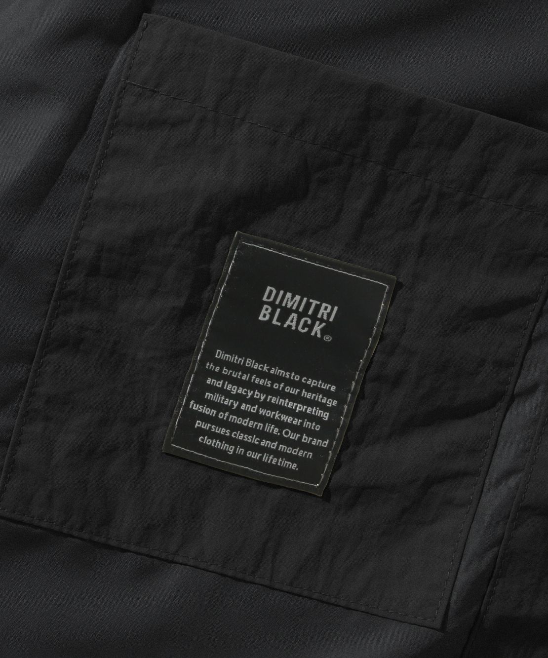 MUSINSA | DIMITRI BLACK 2WAY NYLON DETROIT WIND JACKET_BLACK