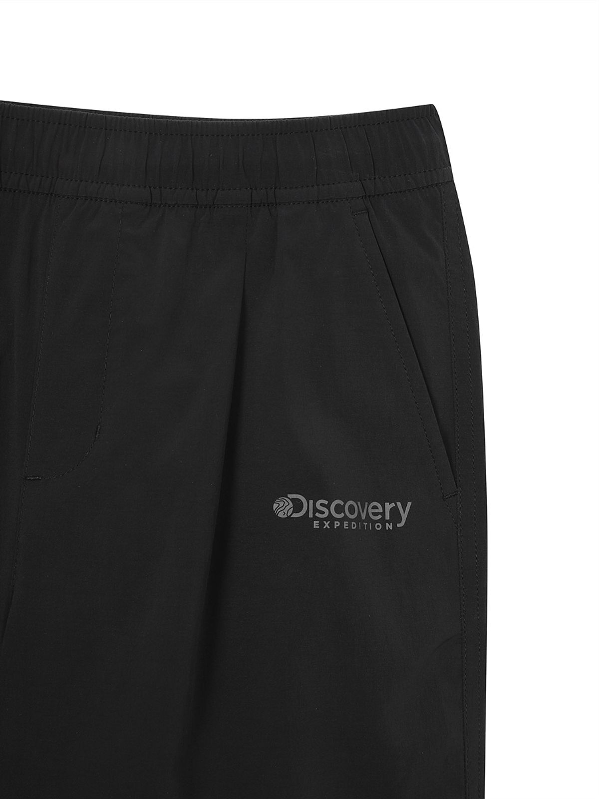 디스커버리 키즈(DISCOVERY KIDS) 여아 프레시벤트 우븐 트레이닝 파라슈트 팬츠 (BLACK)
