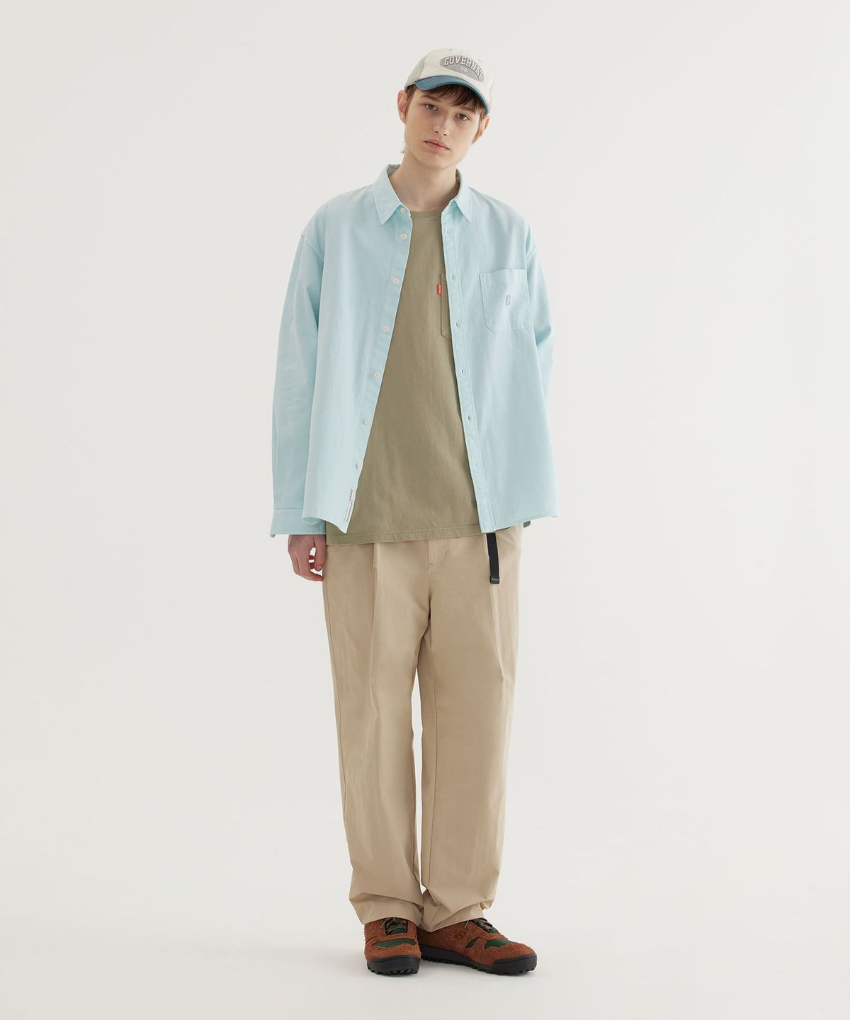 커버낫(COVERNAT) 레귤러 나일론 이지팬츠 Beige