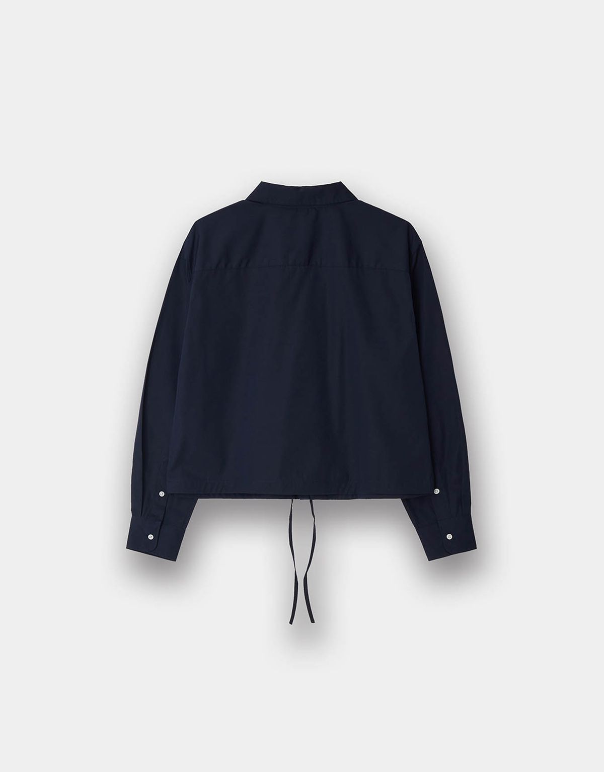 지오다노(GIORDANO) 스트링 크롭 셔츠 345504 [2color]