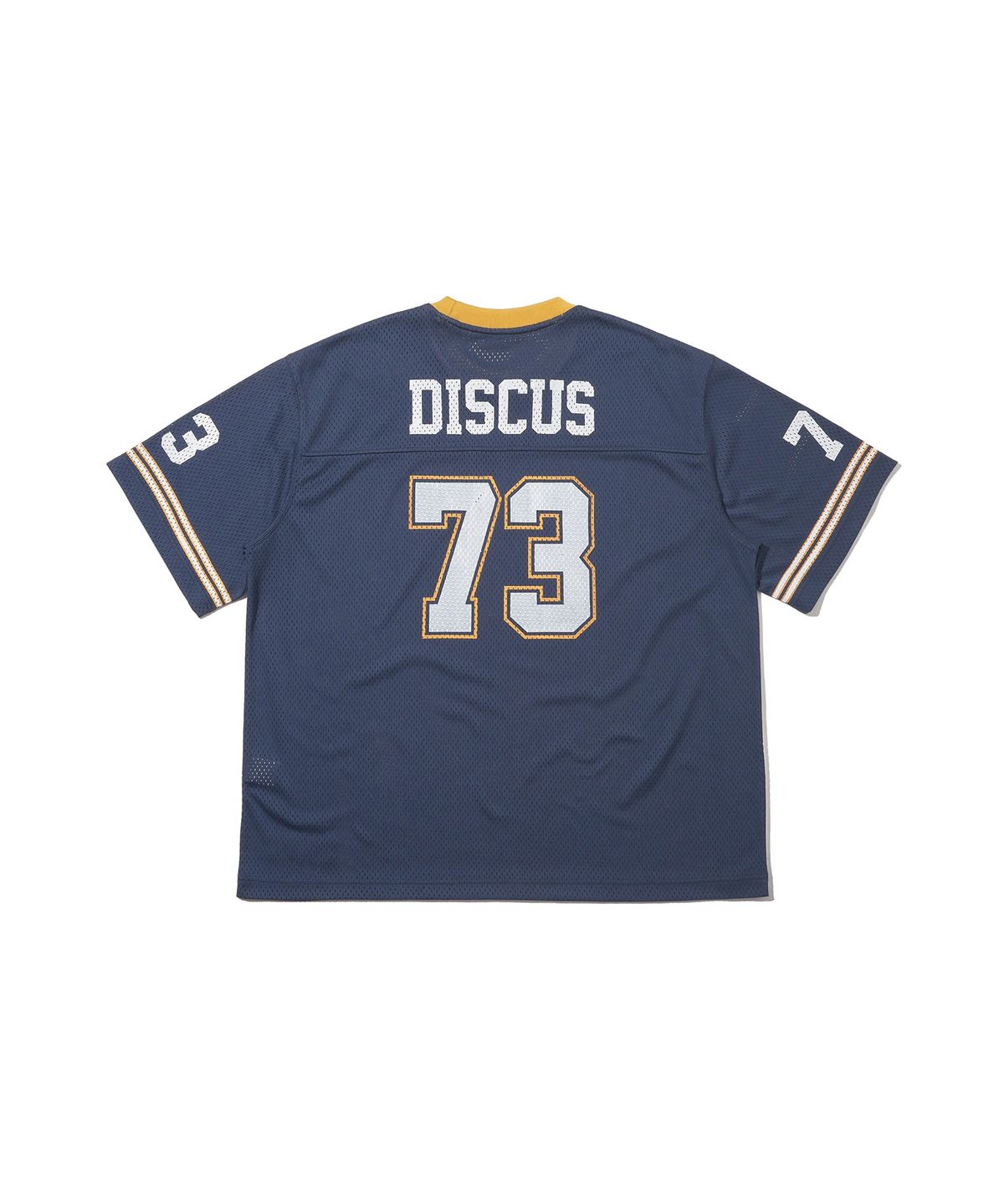 디스커스 애슬레틱(DISCUS ATHLETIC) 하프 슬리브 메쉬 풋볼 저지 네이비