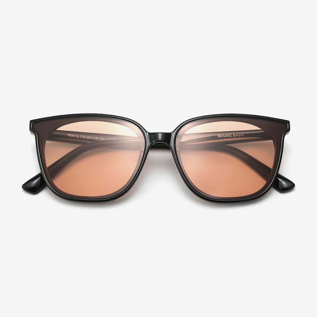 스타일워크(STYLEWORK) 틴트 플랫바 선글라스 STYLE WORK TR90-01 C2_블랙 빅사이즈 남녀공용 뿔테 데일리