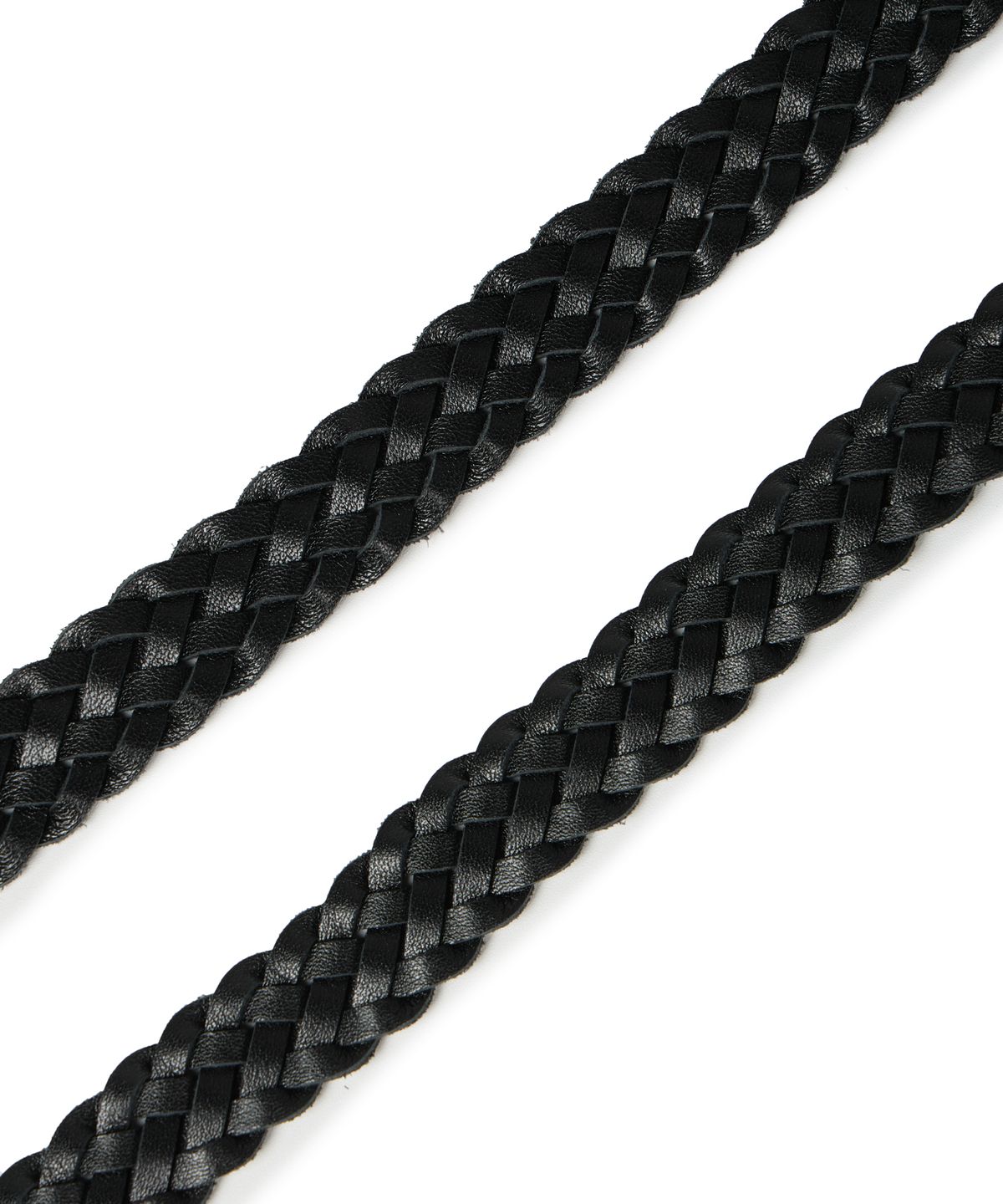 아캄(AAKAM) 25mm Braided Western Buckle Belt (Black)