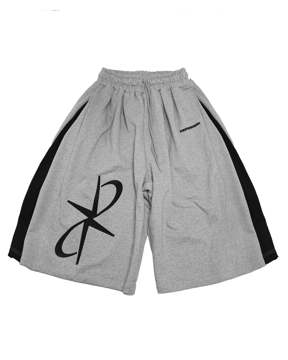 렙시멈(REPXIMUM) 사이드라인 니들포인트 슈퍼 와이드 롱 버뮤다팬츠 (3Colors)