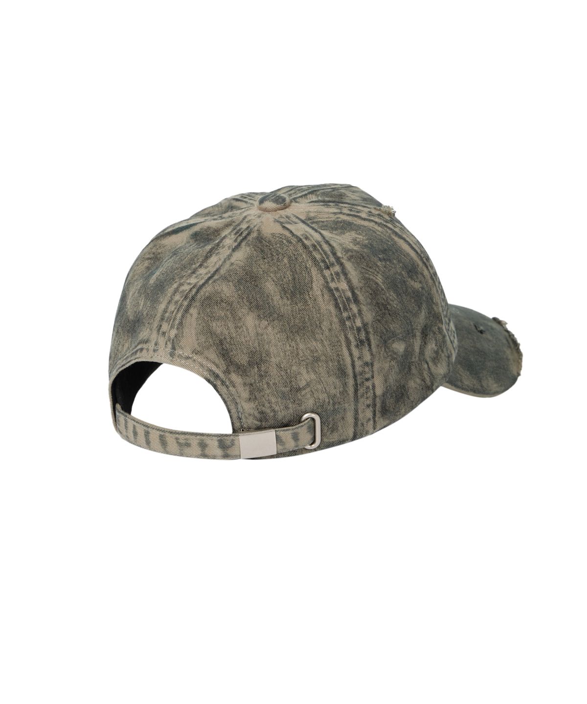 아캄(AAKAM) CROS2 Washed Damage Ball Cap (Green Gray)