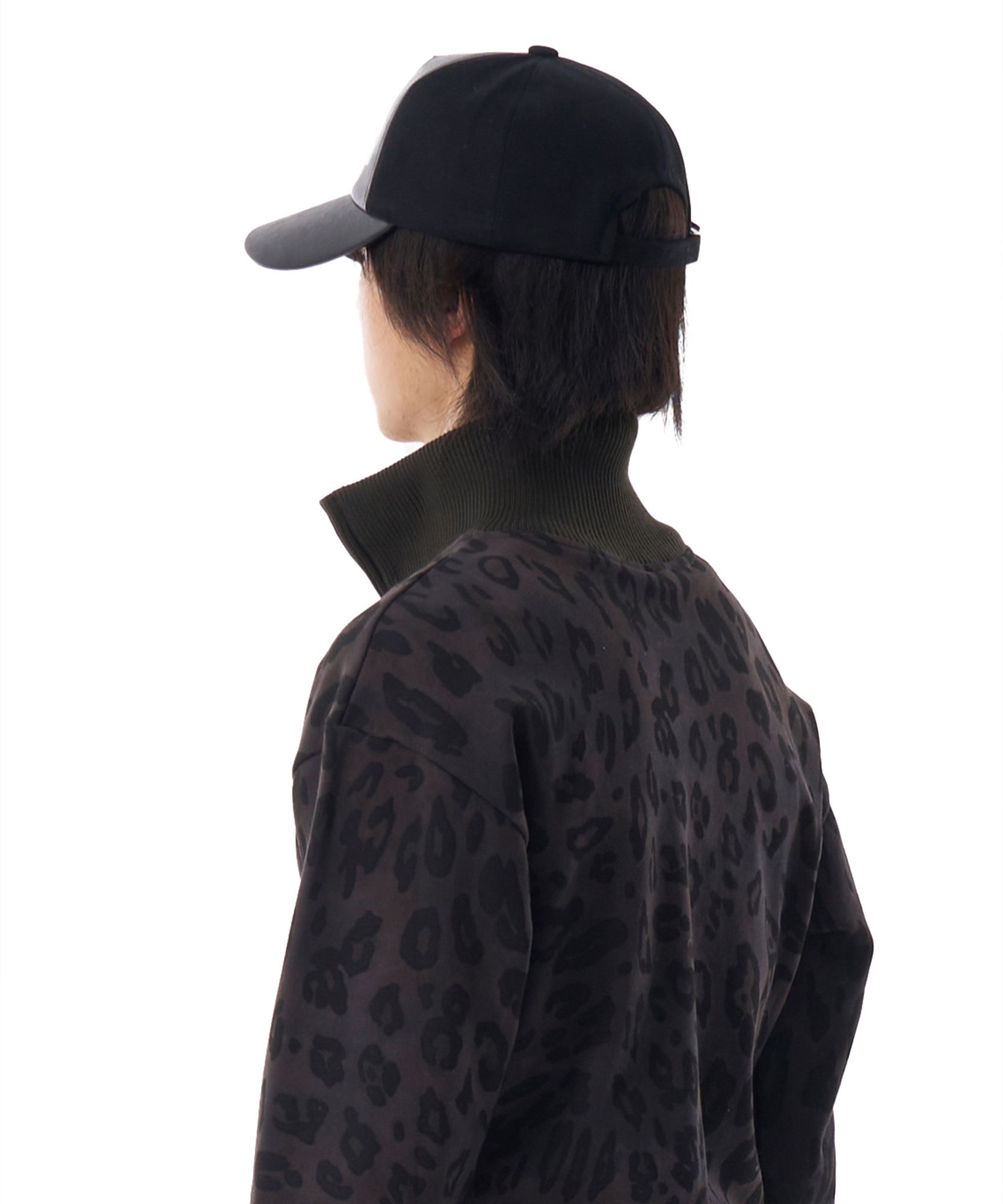 キャップ AAKAM Leather Mixed CROS2 Ball Cap 5SH055 MUSINSA | AAKAM Leather Mixed CROS2 Ball Cap (Black)