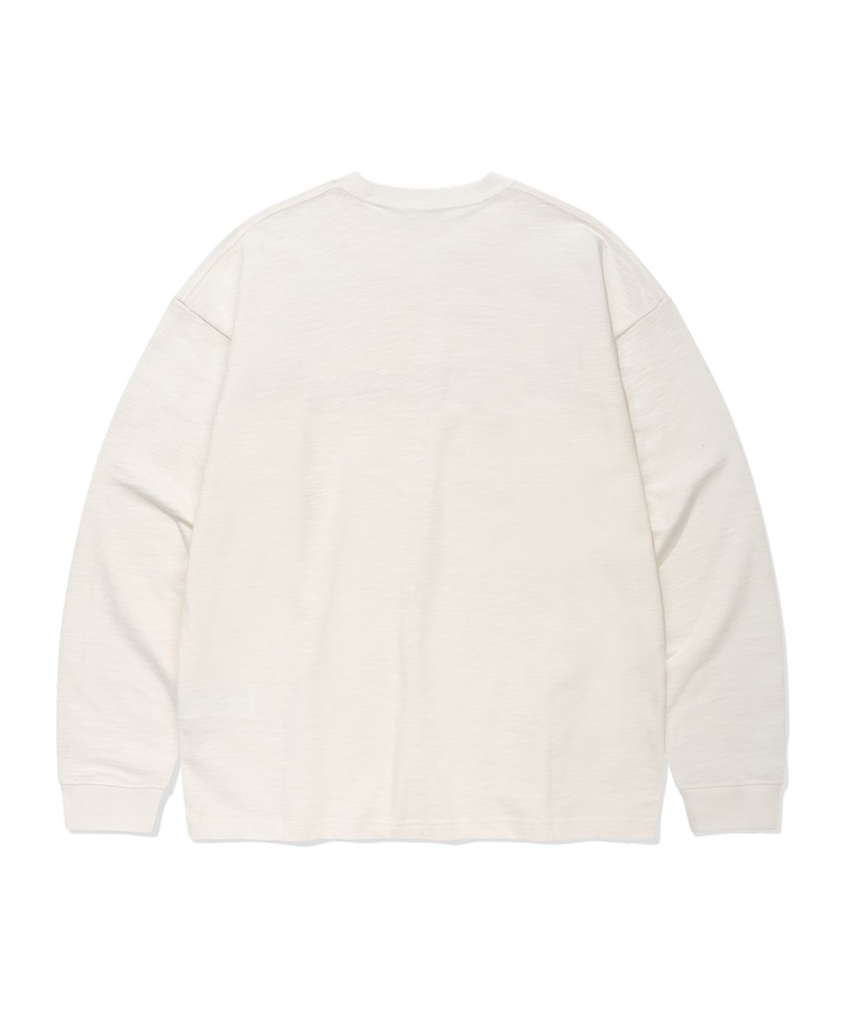 커버낫(COVERNAT) 슬럽 스케치 로고 그래픽 롱슬리브 White