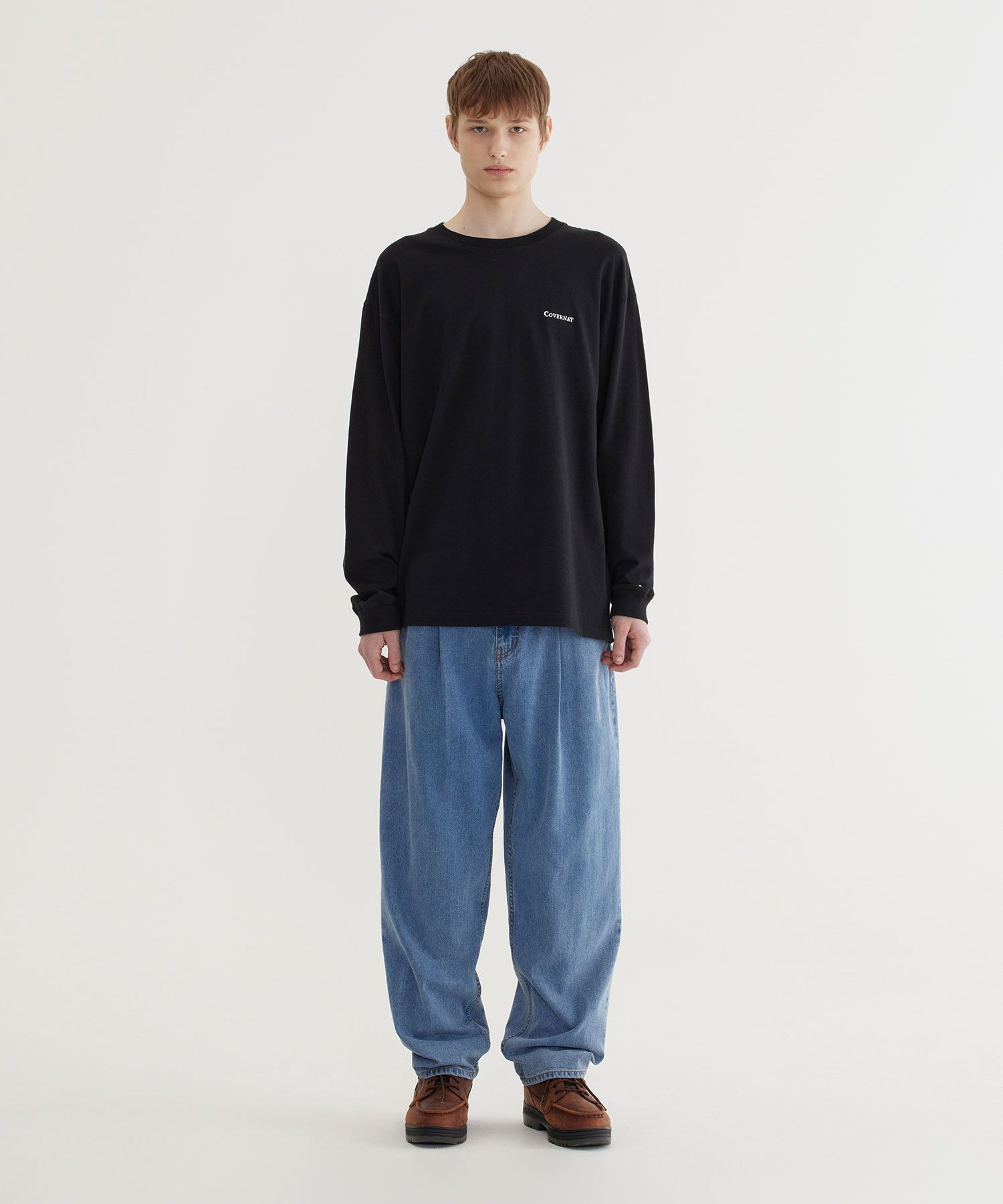 COVERNATのSmall Authentic Long Sleeve 全3色 MUSINSA | COVERNAT Small Authentic Long Sleeve Black