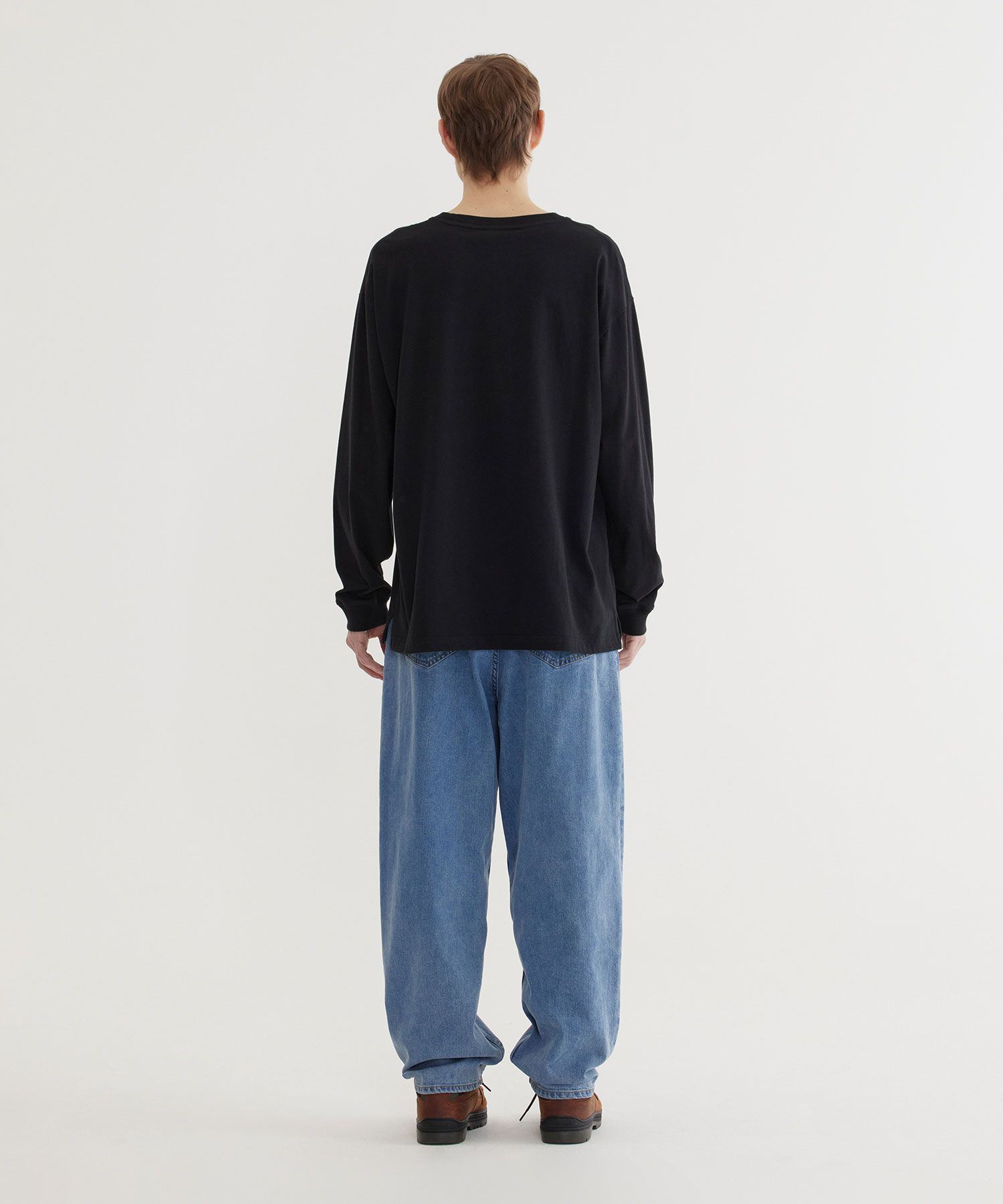 MUSINSA | COVERNAT Small Authentic Long Sleeve Black