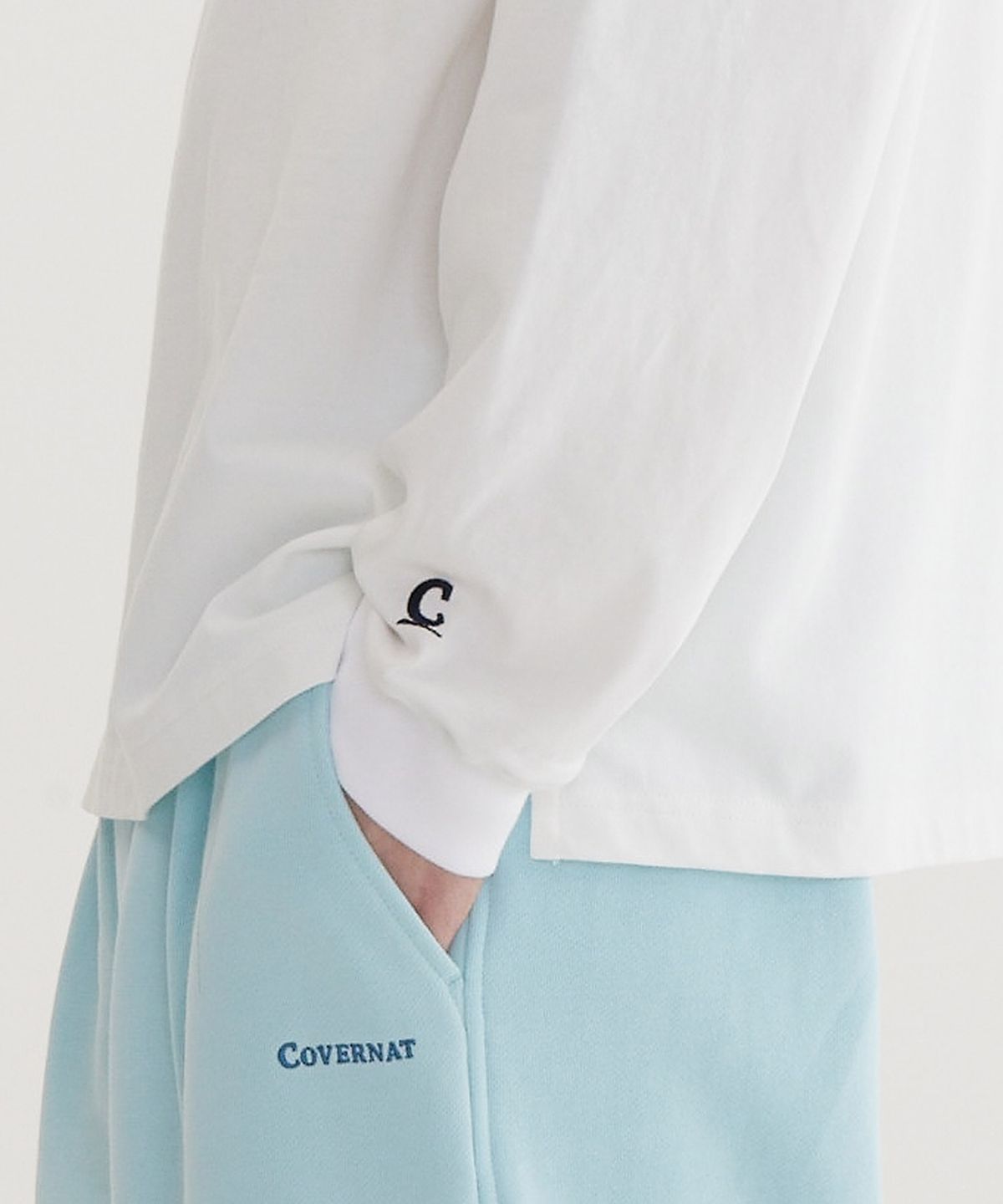 커버낫(COVERNAT) 스몰 어센틱 롱슬리브 White
