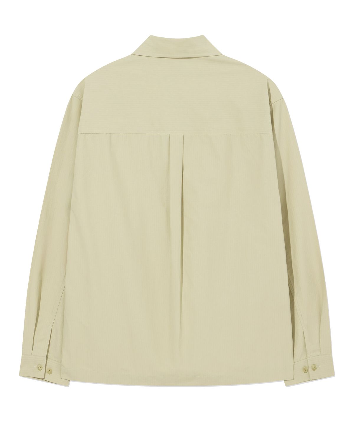 커버낫(COVERNAT) 립스탑 워크 셔츠 Beige
