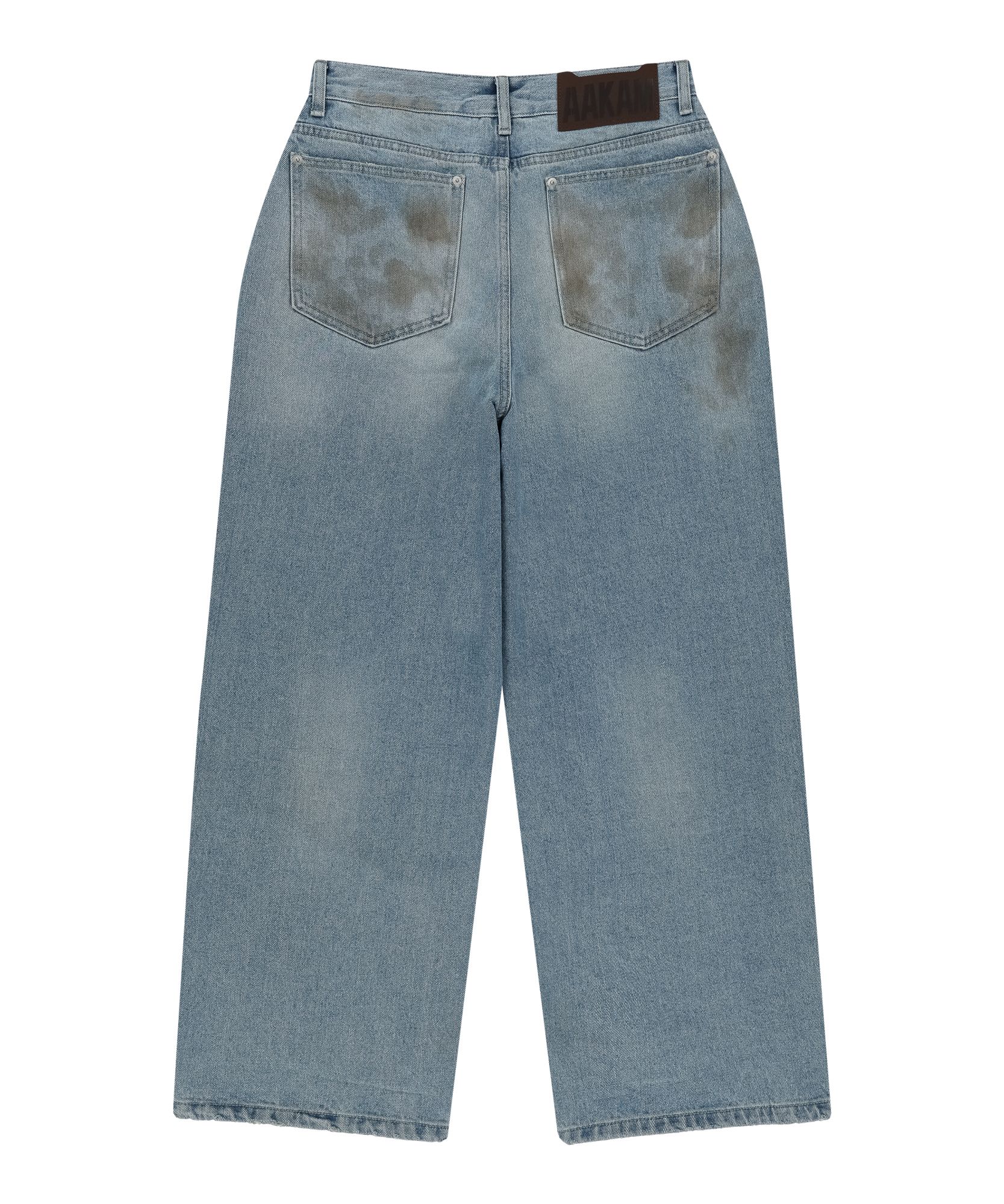 AAKAM ■ Dirty Washed Denim Pants MUSINSA | AAKAM Dirty Washed Denim Pants (Blue)