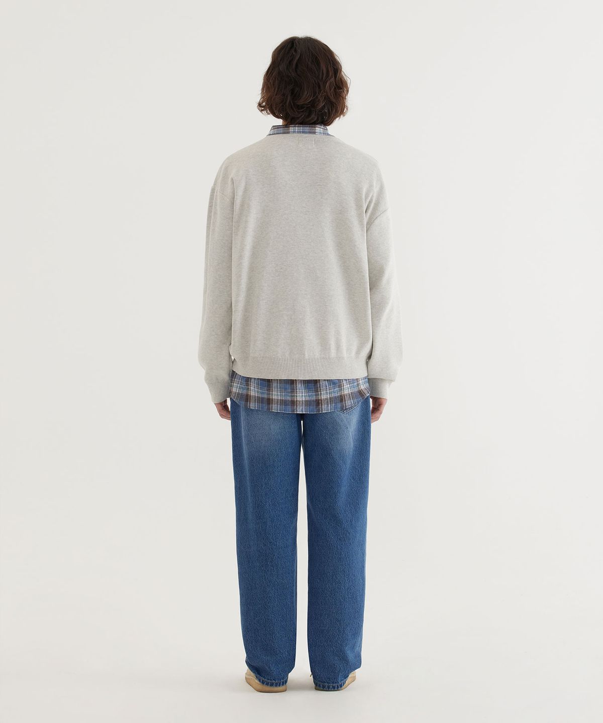 커버낫(COVERNAT) 베이직 Y 가디건 Heather Gray