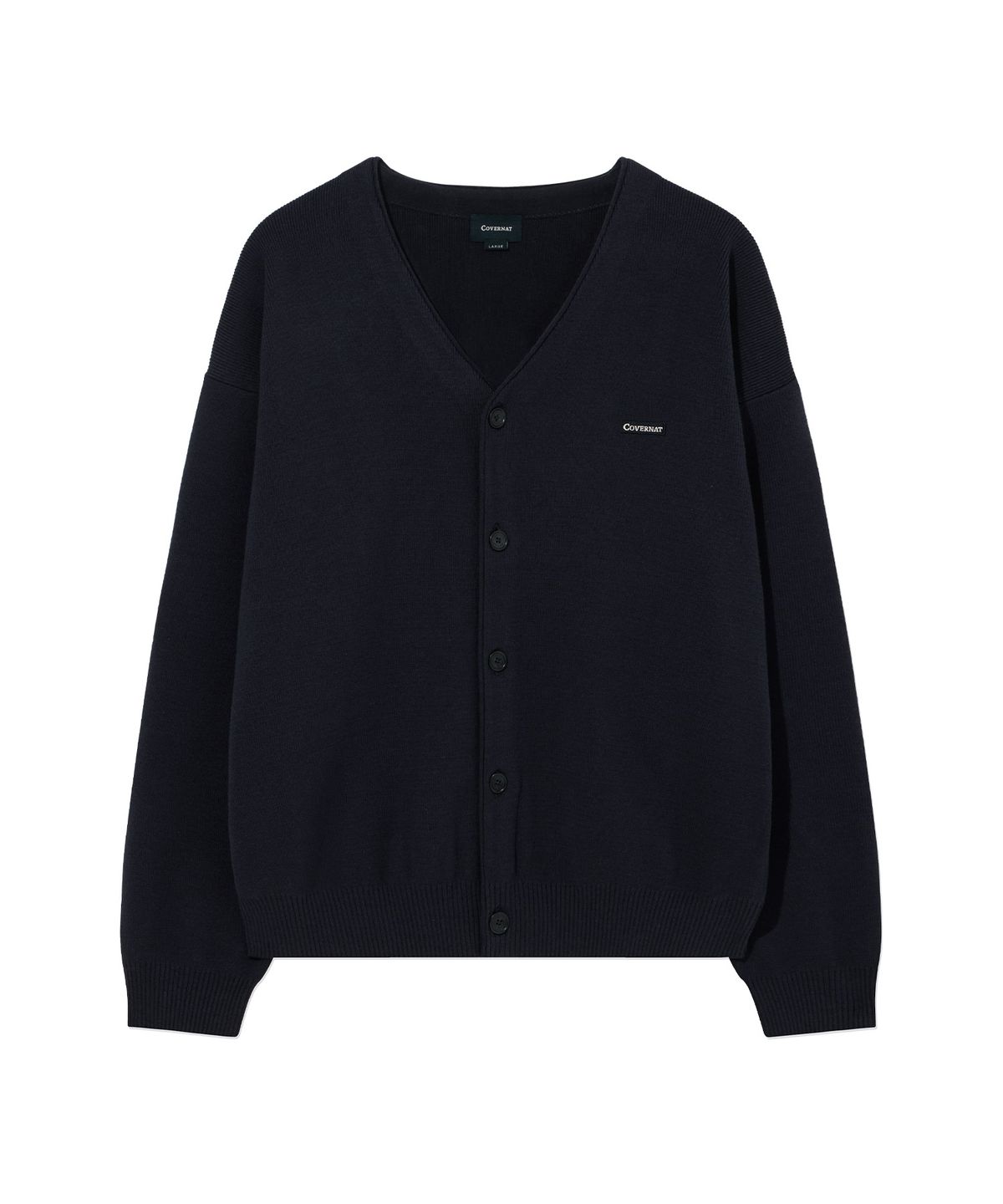 커버낫(COVERNAT) 베이직 Y 가디건 Dark Navy