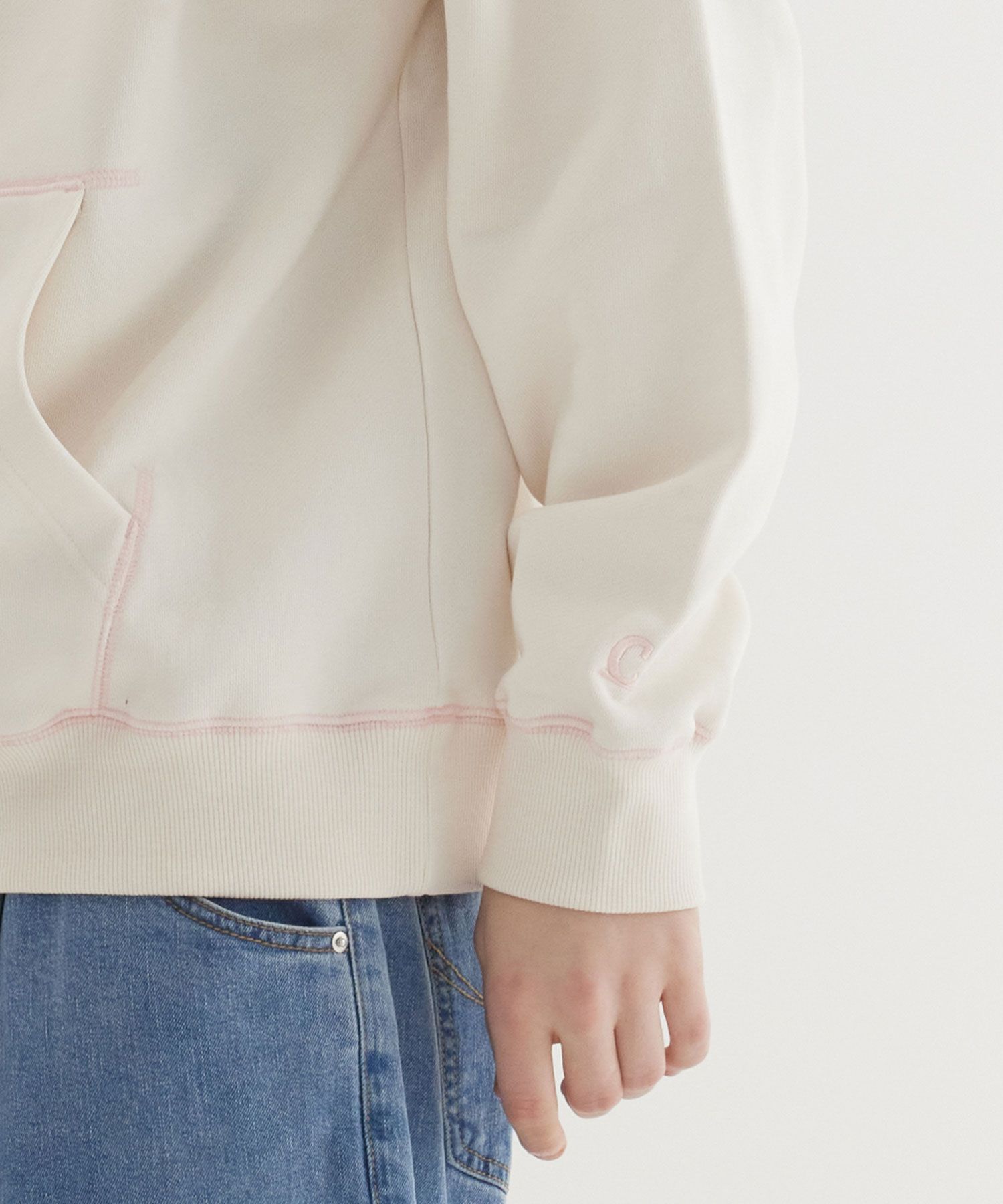 パーカー・フーディ COVERNAT Neon Logo Hoodie Ivory MUSINSA | COVERNAT Neon Logo Hoodie Ivory