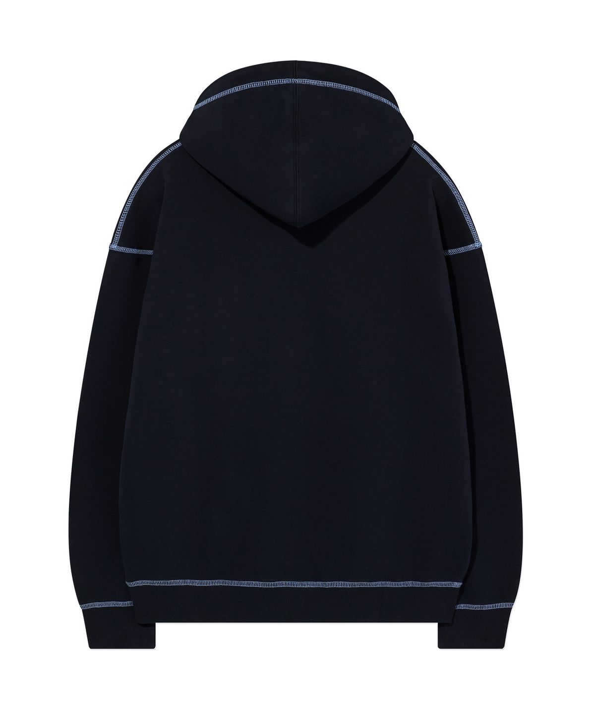 커버낫(COVERNAT) 네온 로고 후디 Dark Navy
