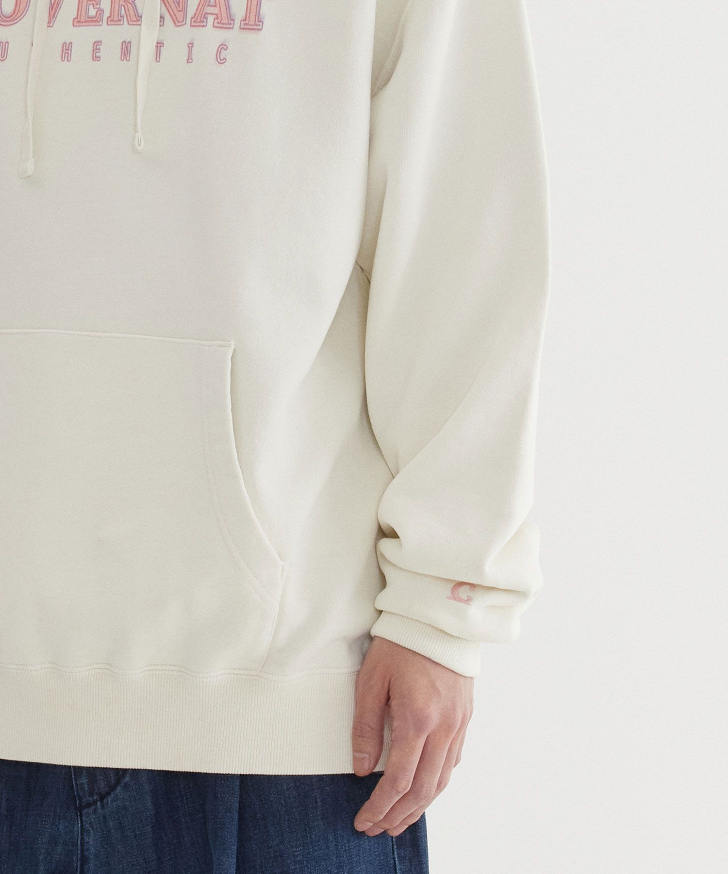 パーカー・フーディ COVERNAT Authentic Logo Dyed Hoodie Ivory MUSINSA | COVERNAT Authentic Logo Dyed Hoodie Ivory