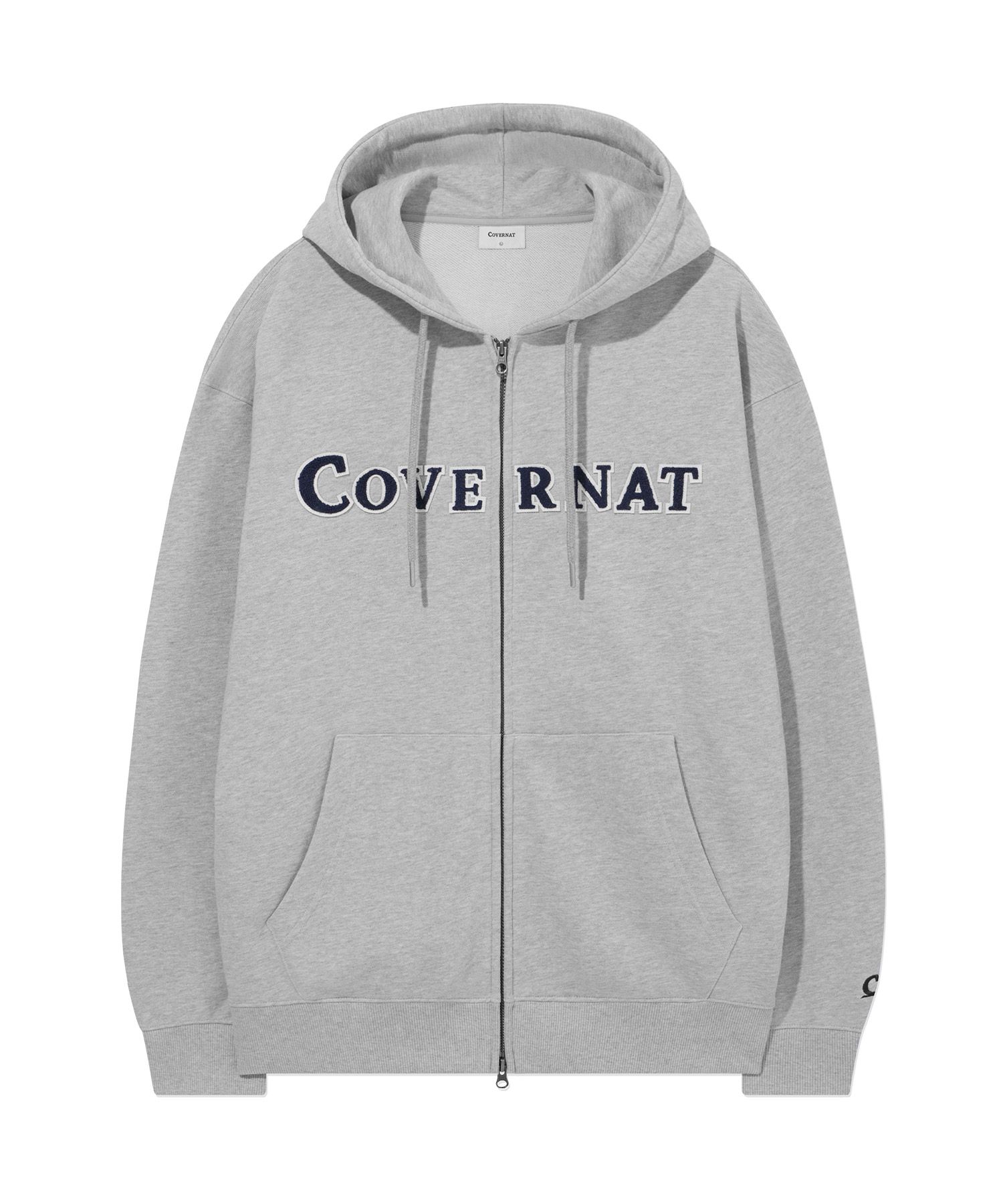 パーカー・フーディ COVERNAT Small Authentic Hoodie Melange Gray MUSINSA | COVERNAT Authentic Logo Hoodie Melange Gray