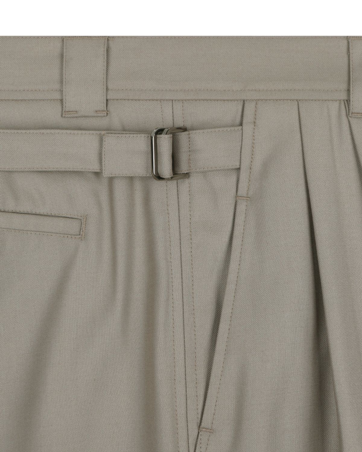 비슬로우(BESLOW) TWO TUCK TAPERED PANTS DUSTY BEIGE