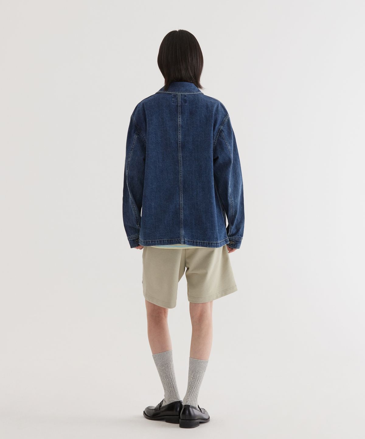 커버낫(COVERNAT) 데님 초어 자켓 Indigo