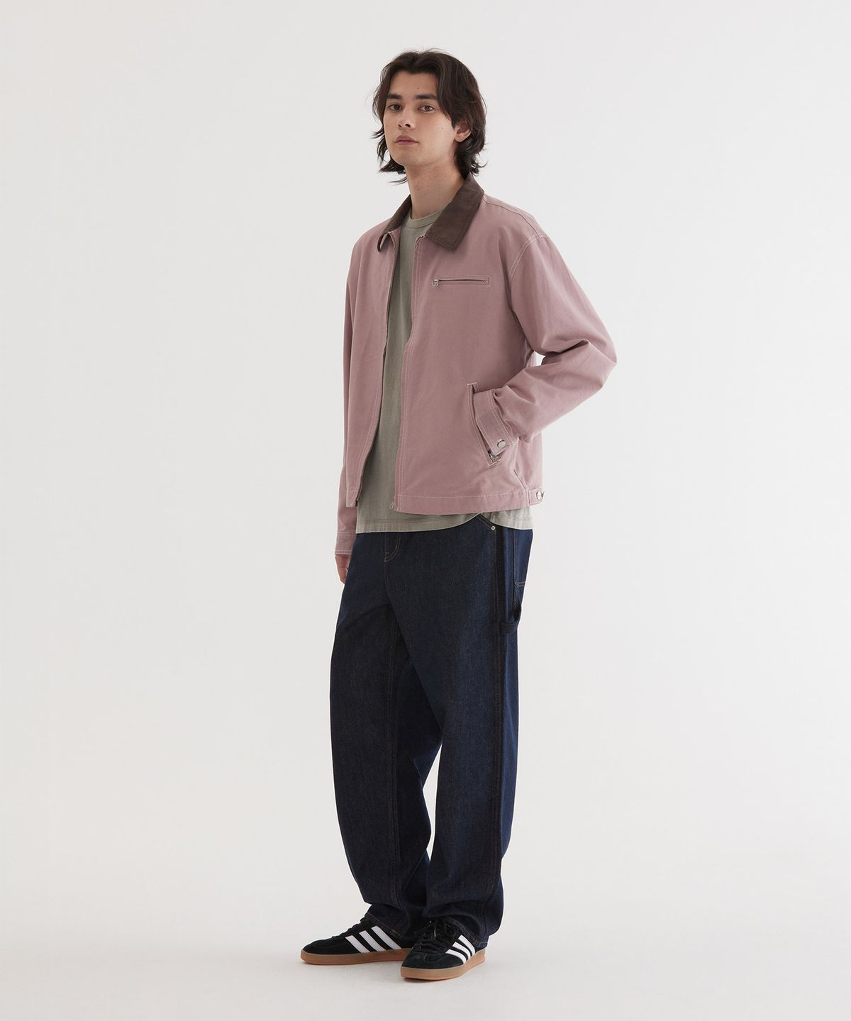 커버낫(COVERNAT) 워크 자켓 Light Pink