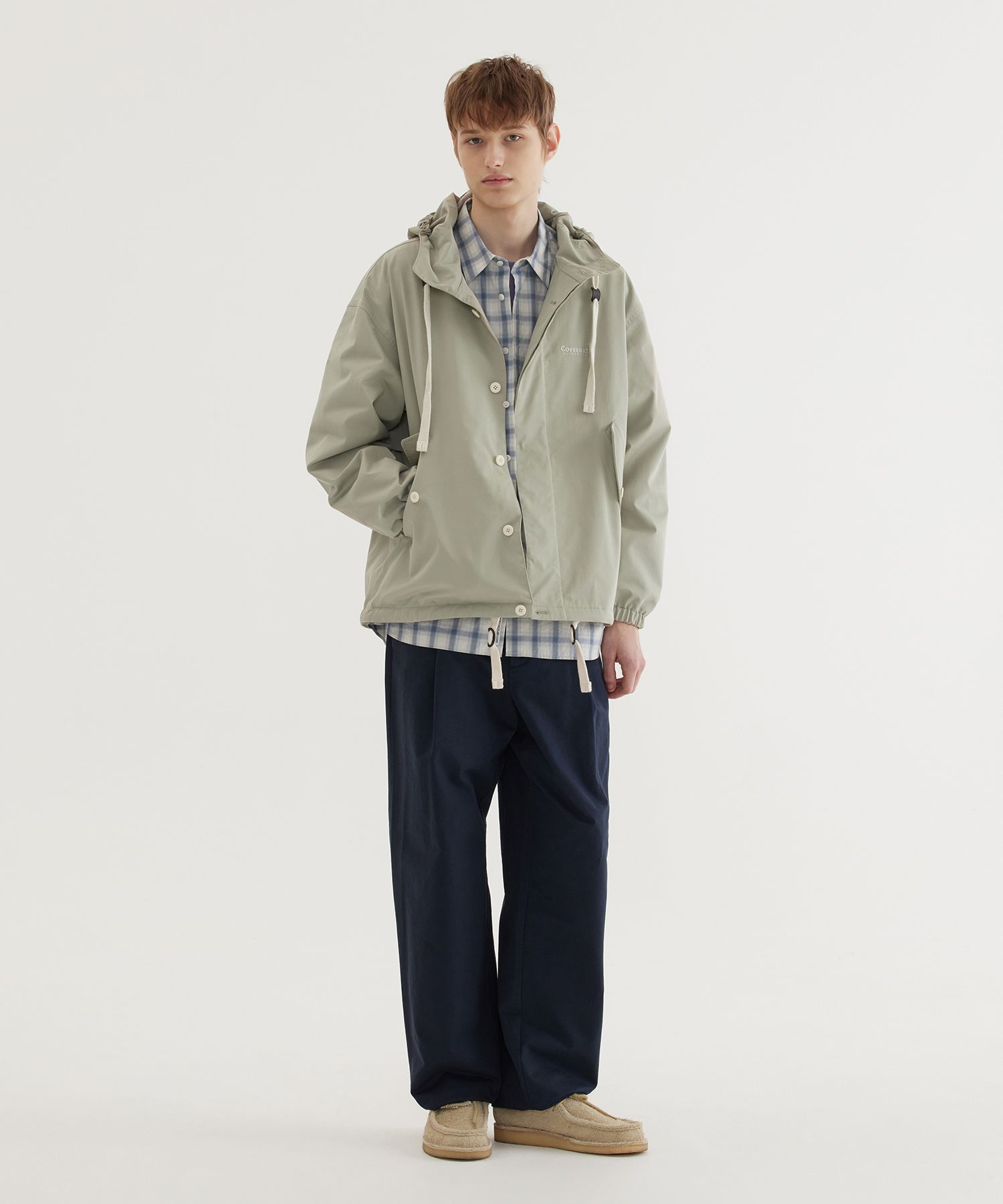 [COVERNAT] Field Hood Jacket /追跡付 MUSINSA | COVERNAT Field Hood Jacket Light Khaki