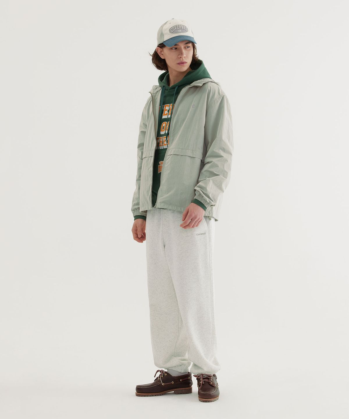 커버낫(COVERNAT) 윈드브레이커 자켓 Light Khaki