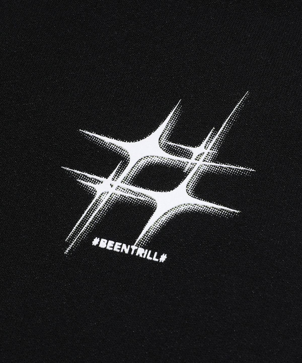 빈트릴 뉴욕(BEENTRILL NEWYORK) 우먼즈 스타 해시태그 트레이닝 팬츠(블랙)