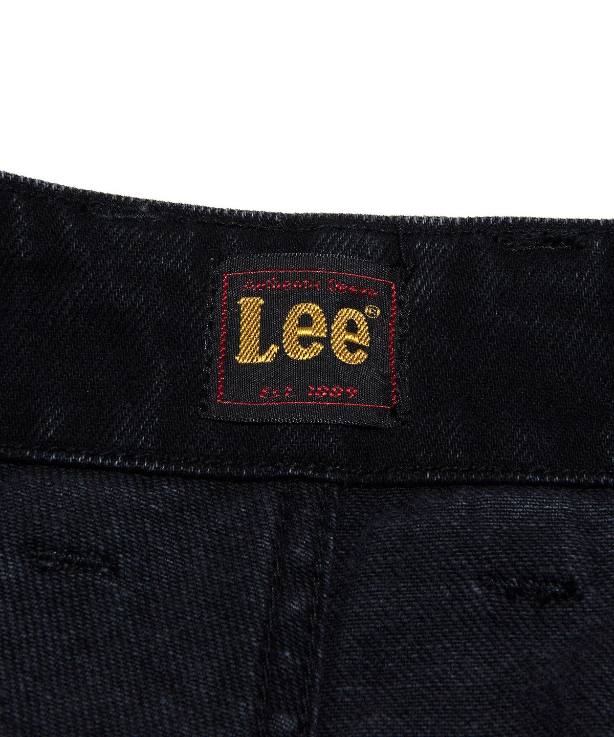 리(LEE) 오버사이즈드핏 카고 데님 팬츠 블랙 워싱