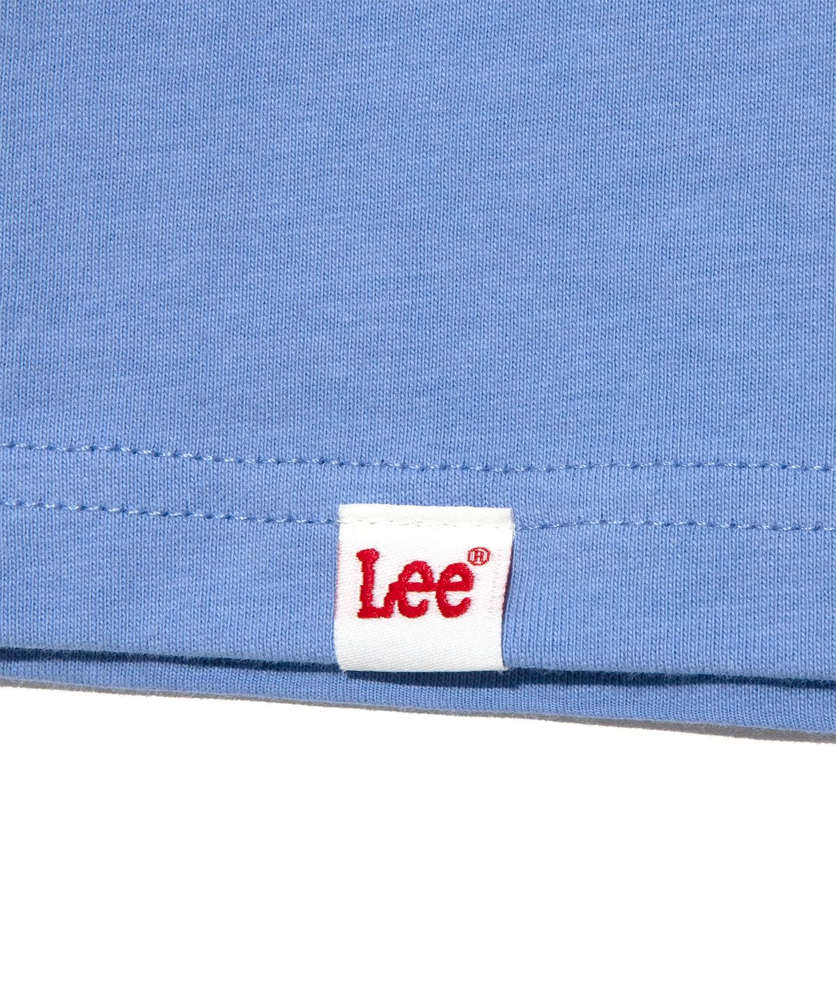 리(LEE) 리 라이더스 타이포 티셔츠 스카이블루