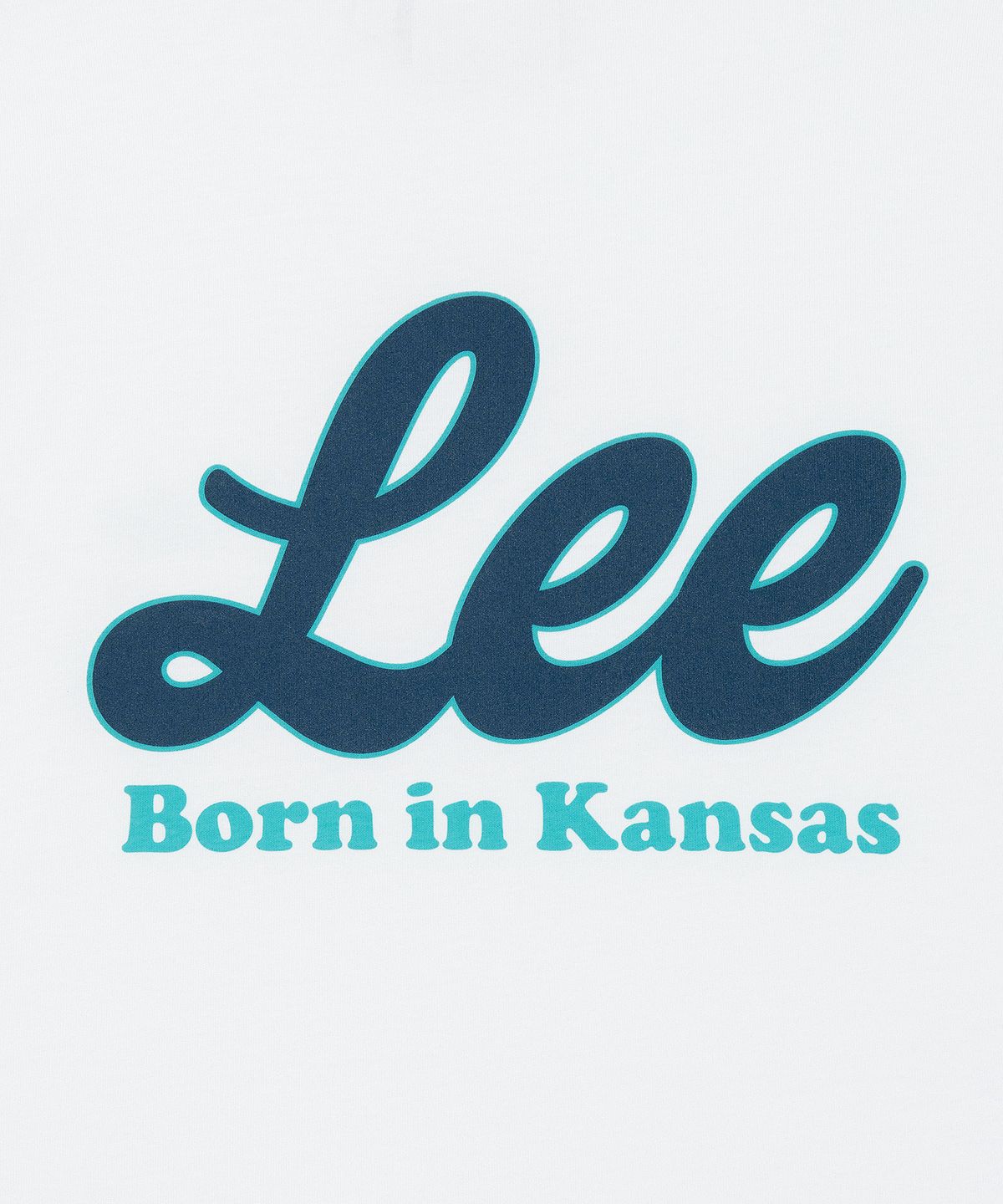 리(LEE) 유니온 로고 티셔츠 화이트