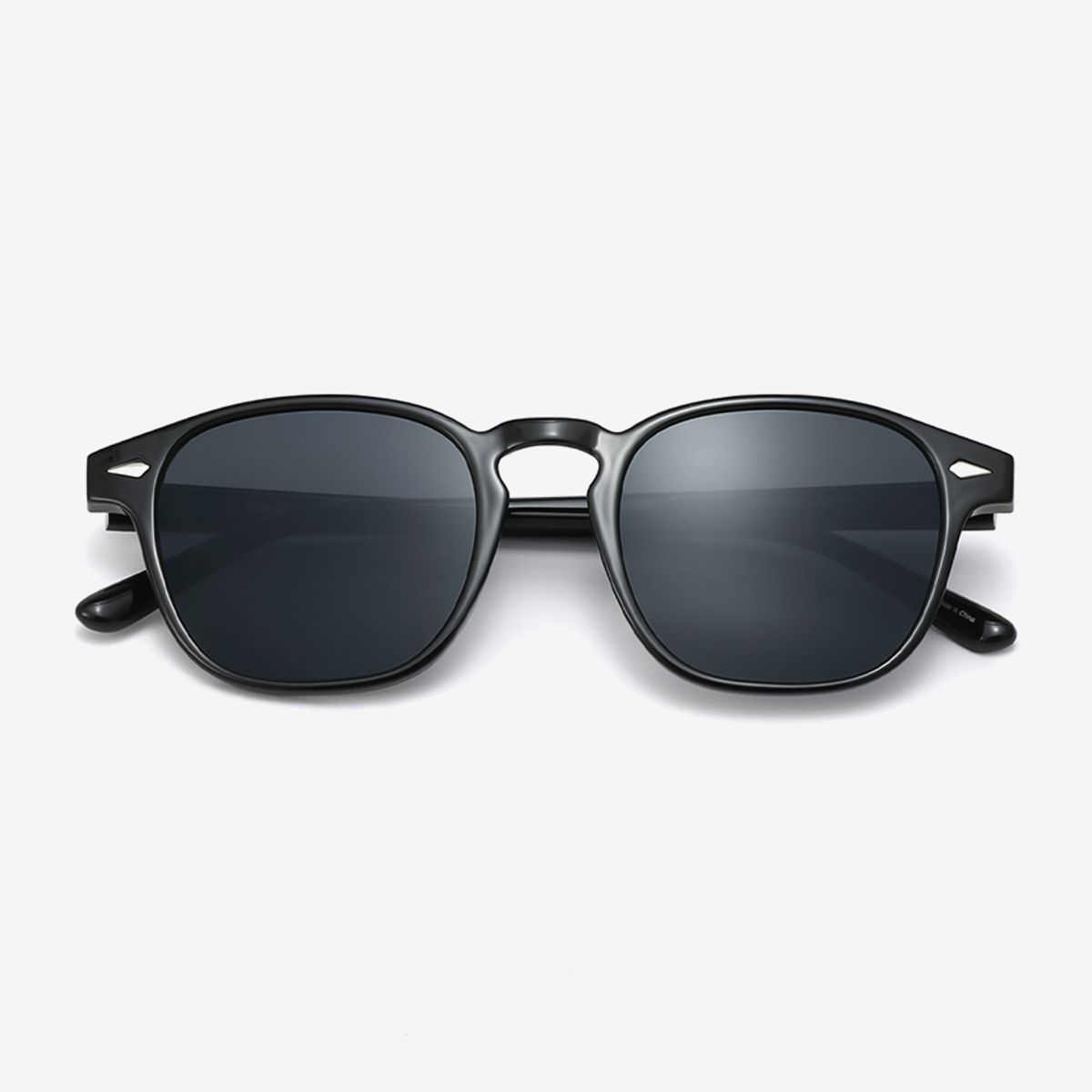 스타일워크(STYLEWORK) 뿔테 선글라스 STYLE WORK TR90-02 C1_블랙 남녀공용 데일리