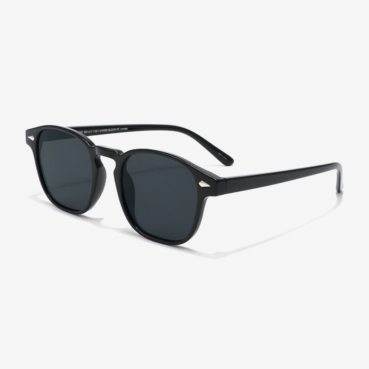 스타일워크(STYLEWORK) 뿔테 선글라스 STYLE WORK TR90-02 C1_블랙 남녀공용 데일리