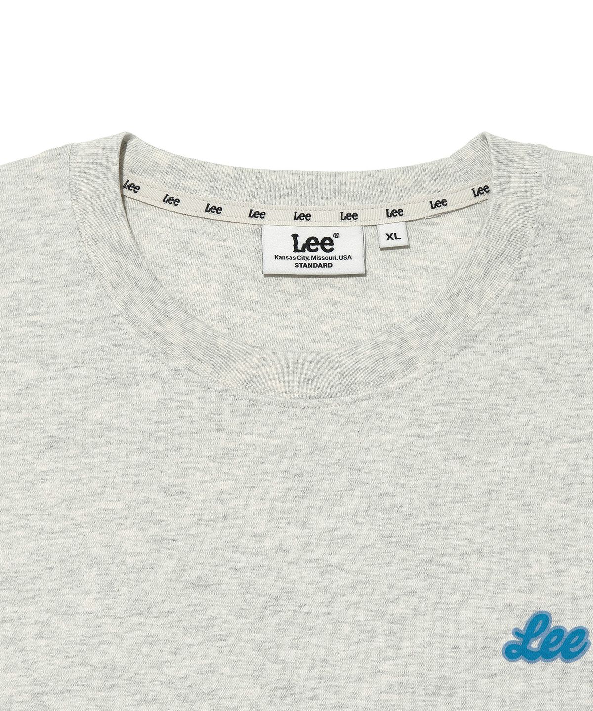 리(LEE) 유니온 로고 티셔츠 오트밀