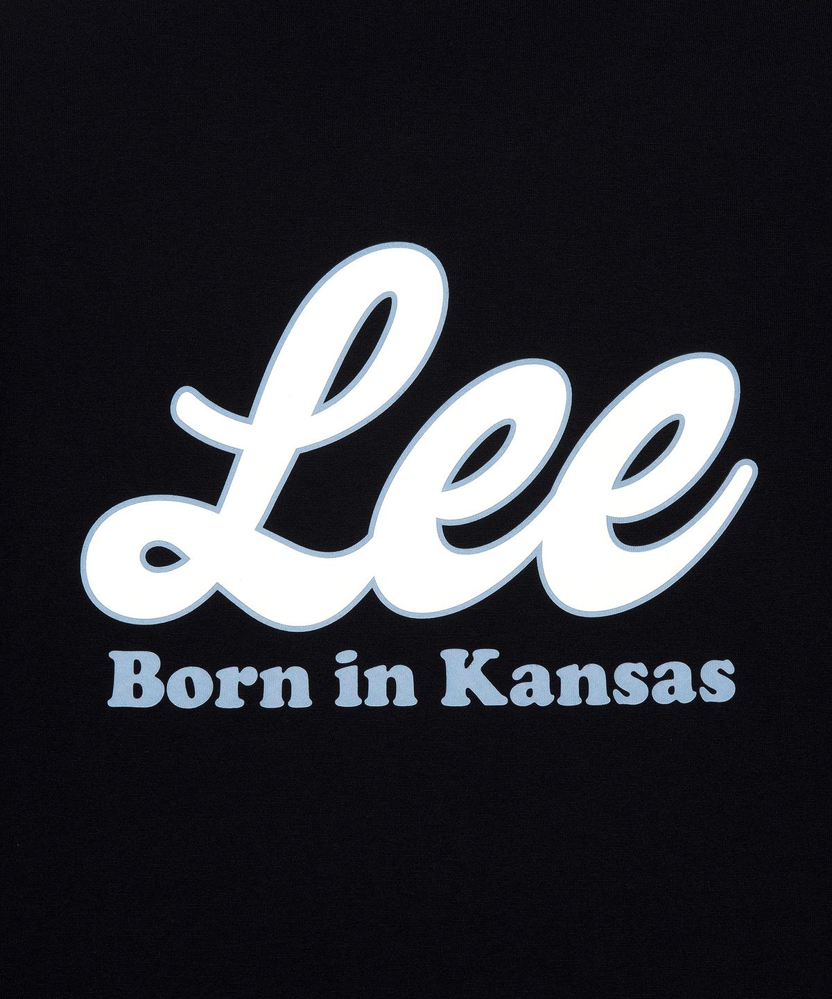 리(LEE) 유니온 로고 티셔츠 블랙