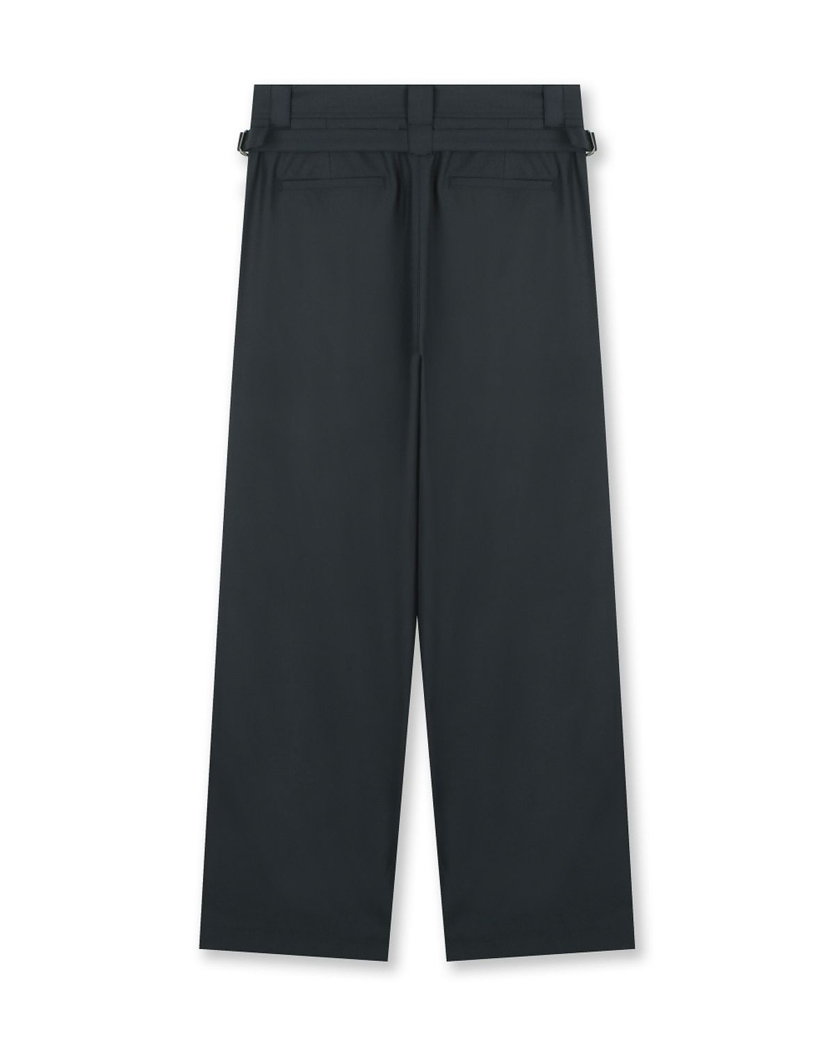 비슬로우(BESLOW) TWO TUCK TAPERED PANTS ANTHRACITE