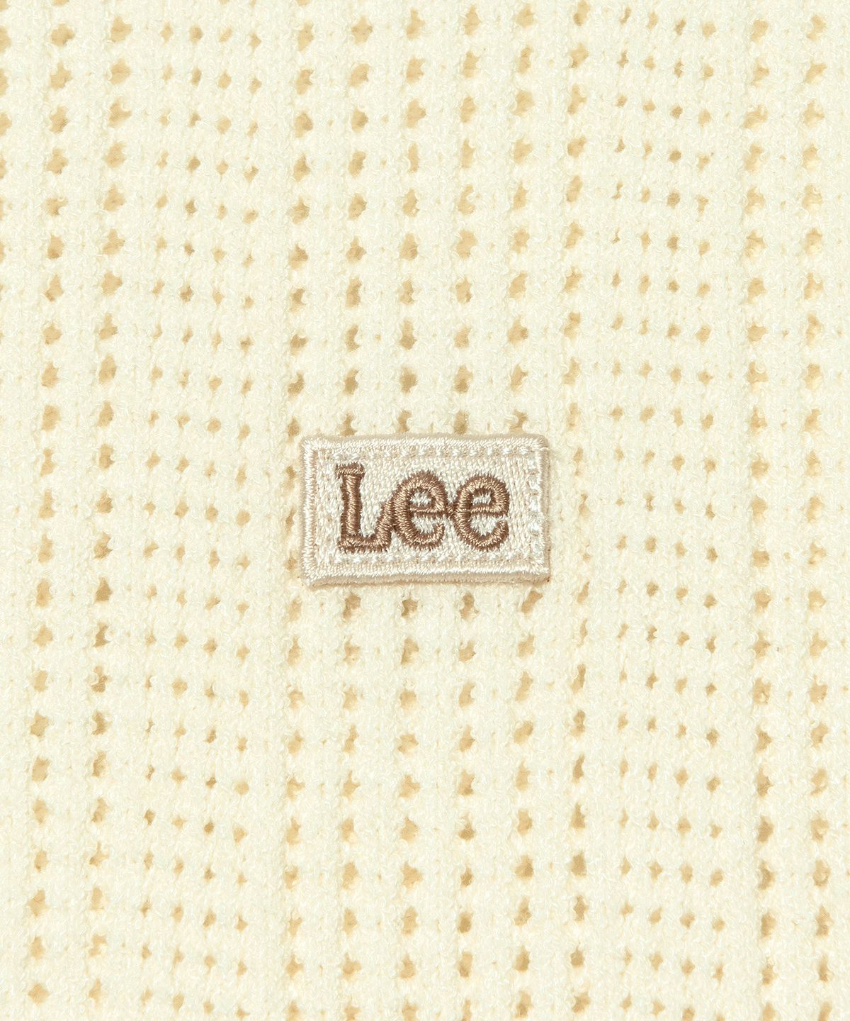 리(LEE) 스카시 카라 반팔 가디건 아이보리