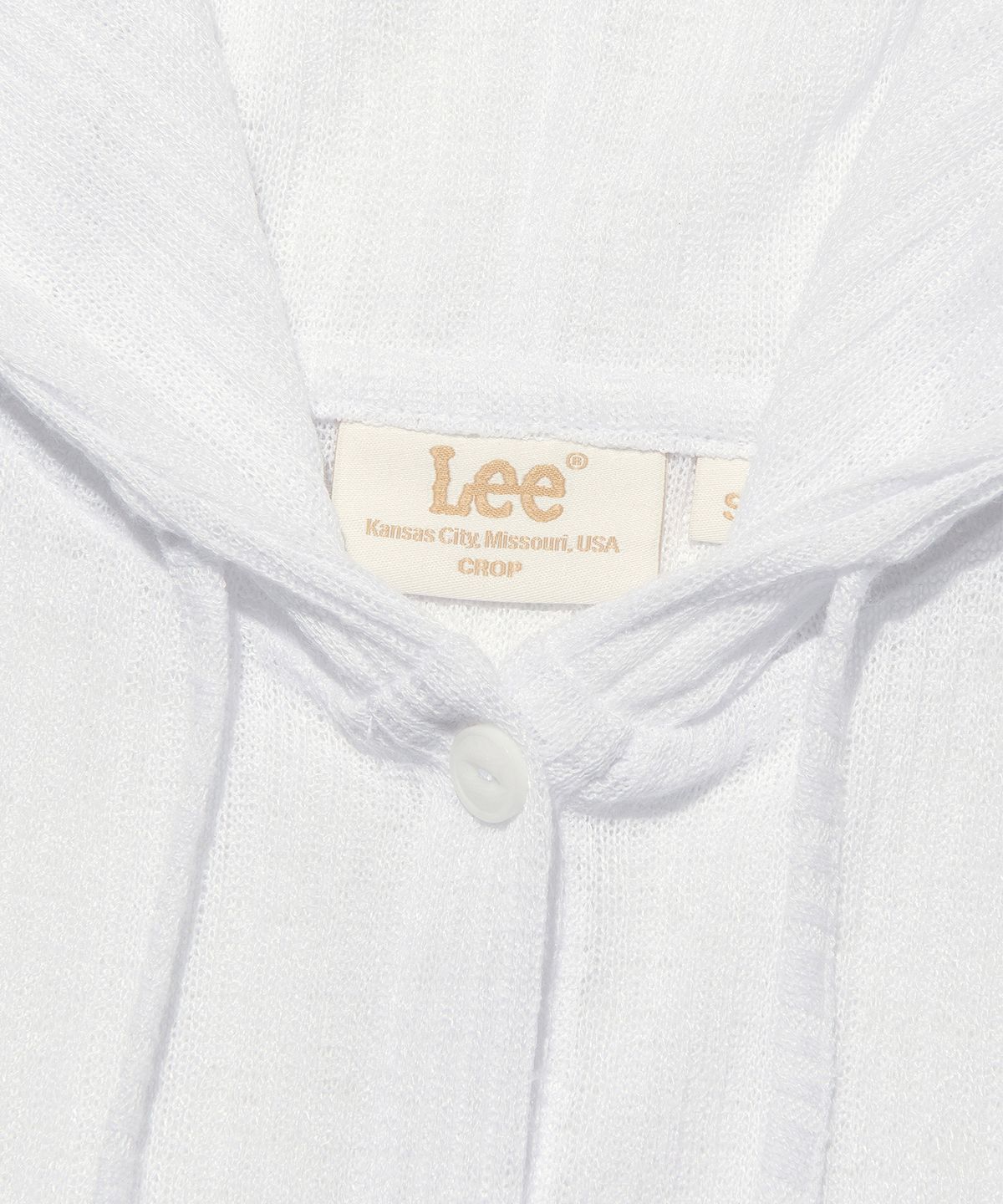 리(LEE) 우먼 썸머 후드 가디건 화이트