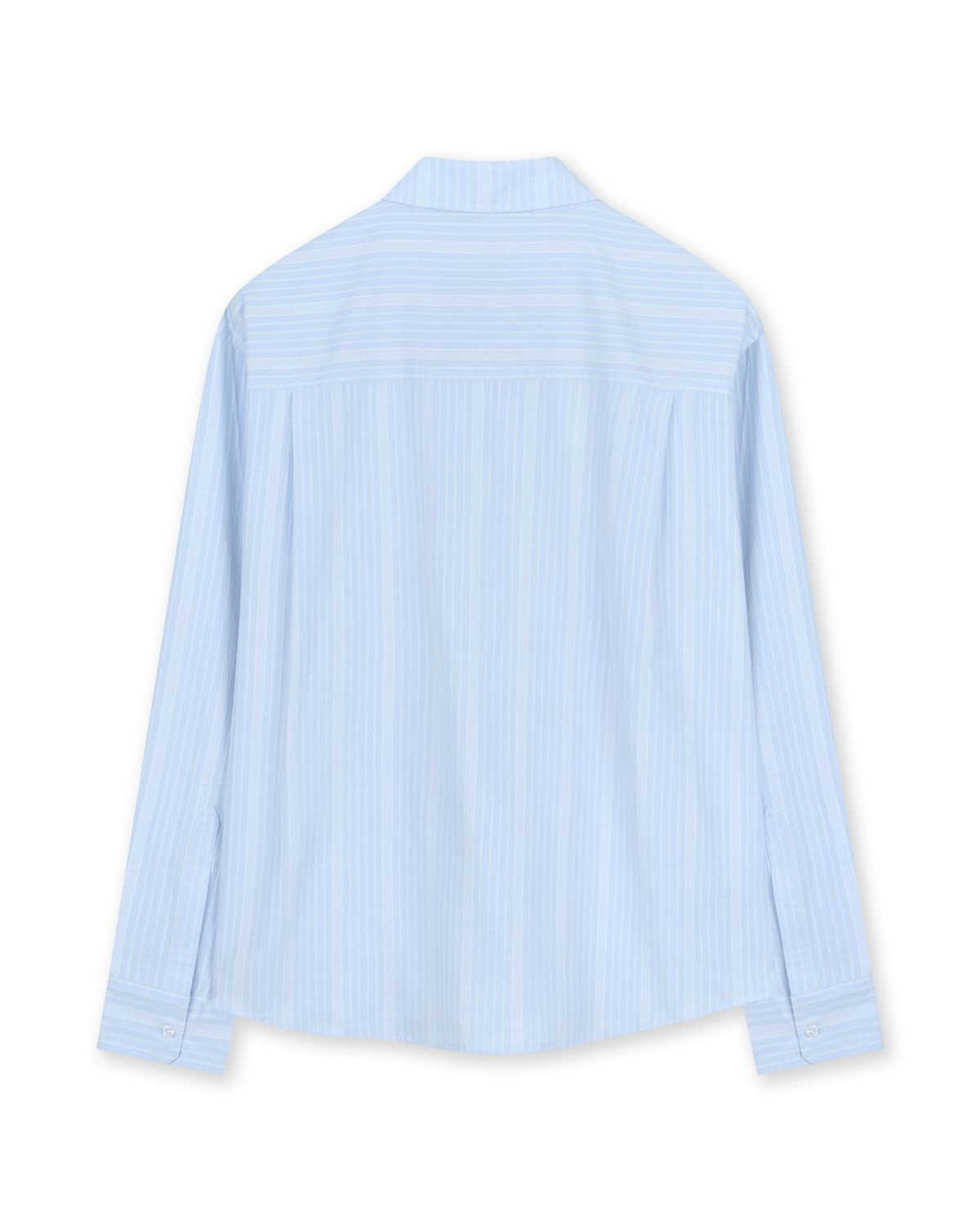 비슬로우(BESLOW) RELAXED CHECK SHIRT SKY