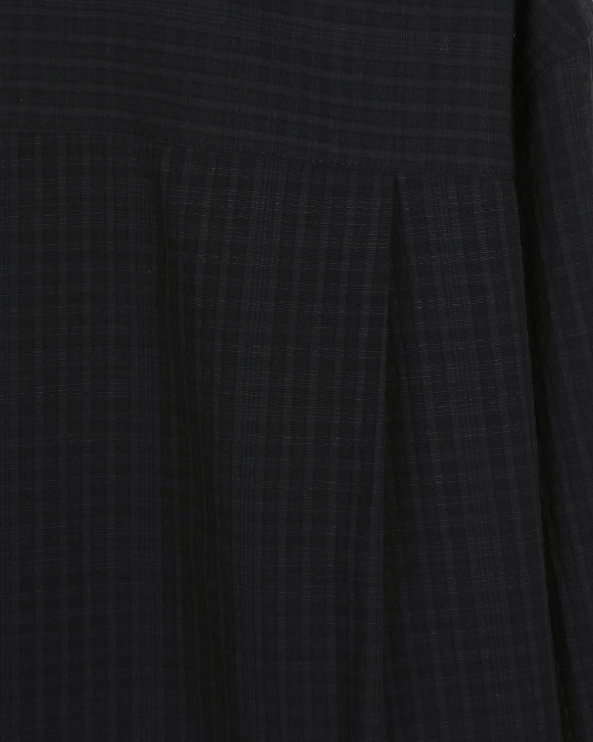 비슬로우(BESLOW) RELAXED CHECK SHIRT BLACK