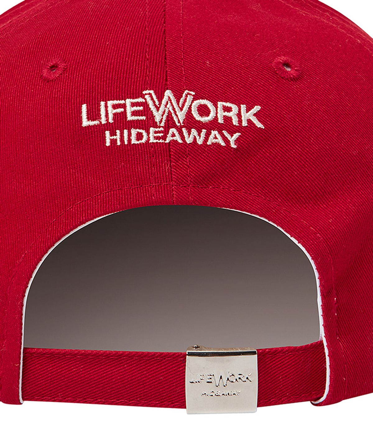 라이프워크(LIFEWORK) W 볼륨 자수 하드 볼캡