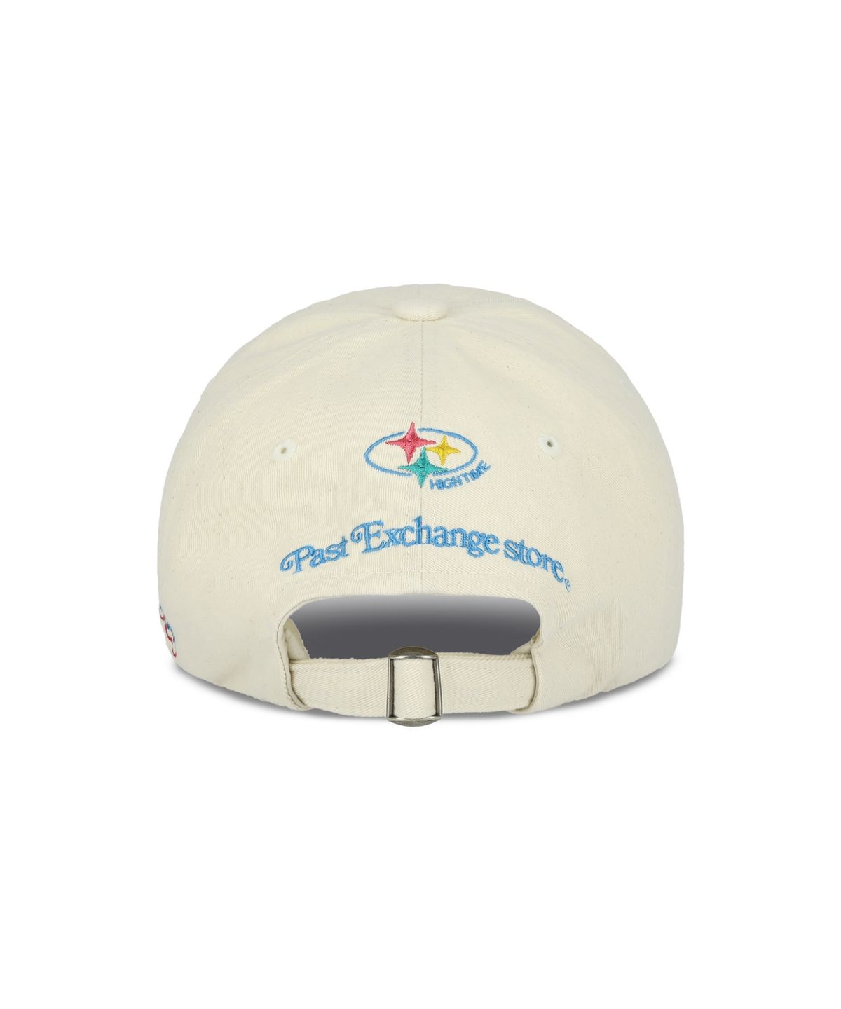 그램 아운스 파운드(GRAM OUNCE POUND) Typo Overlapped 6-Panel Cap_Washed Cream