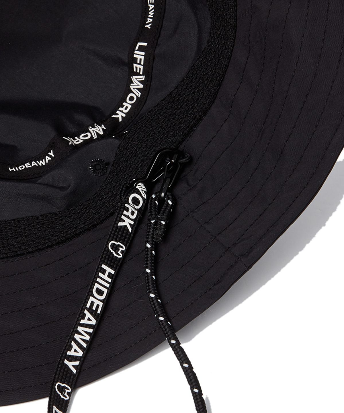 라이프워크(LIFEWORK) 3M 로고 멀티 스트링 버킷햇