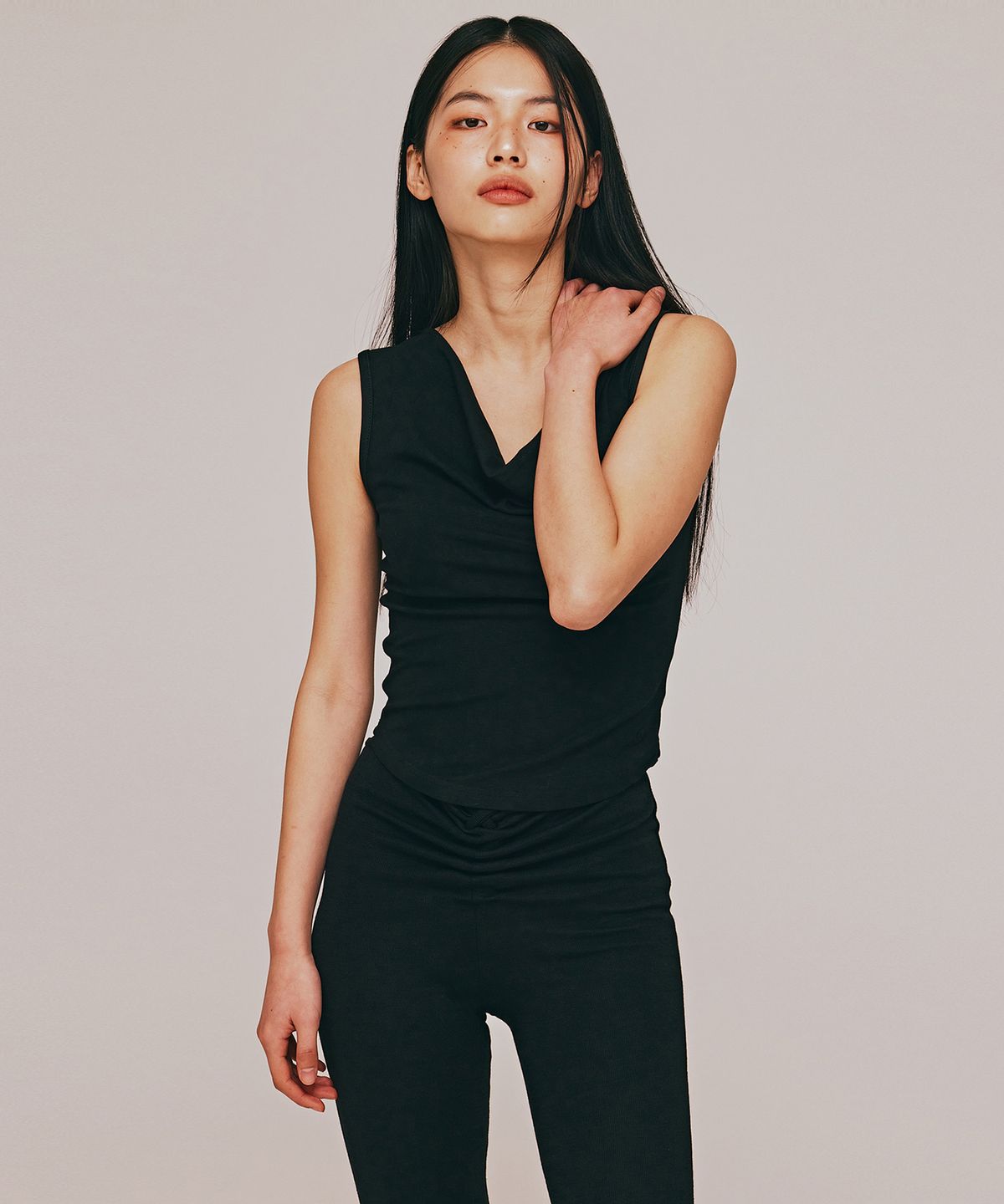 탑걸(TOPGIRL) COWL & OFF SHOULDER TWO WAY TOP_T513TP100