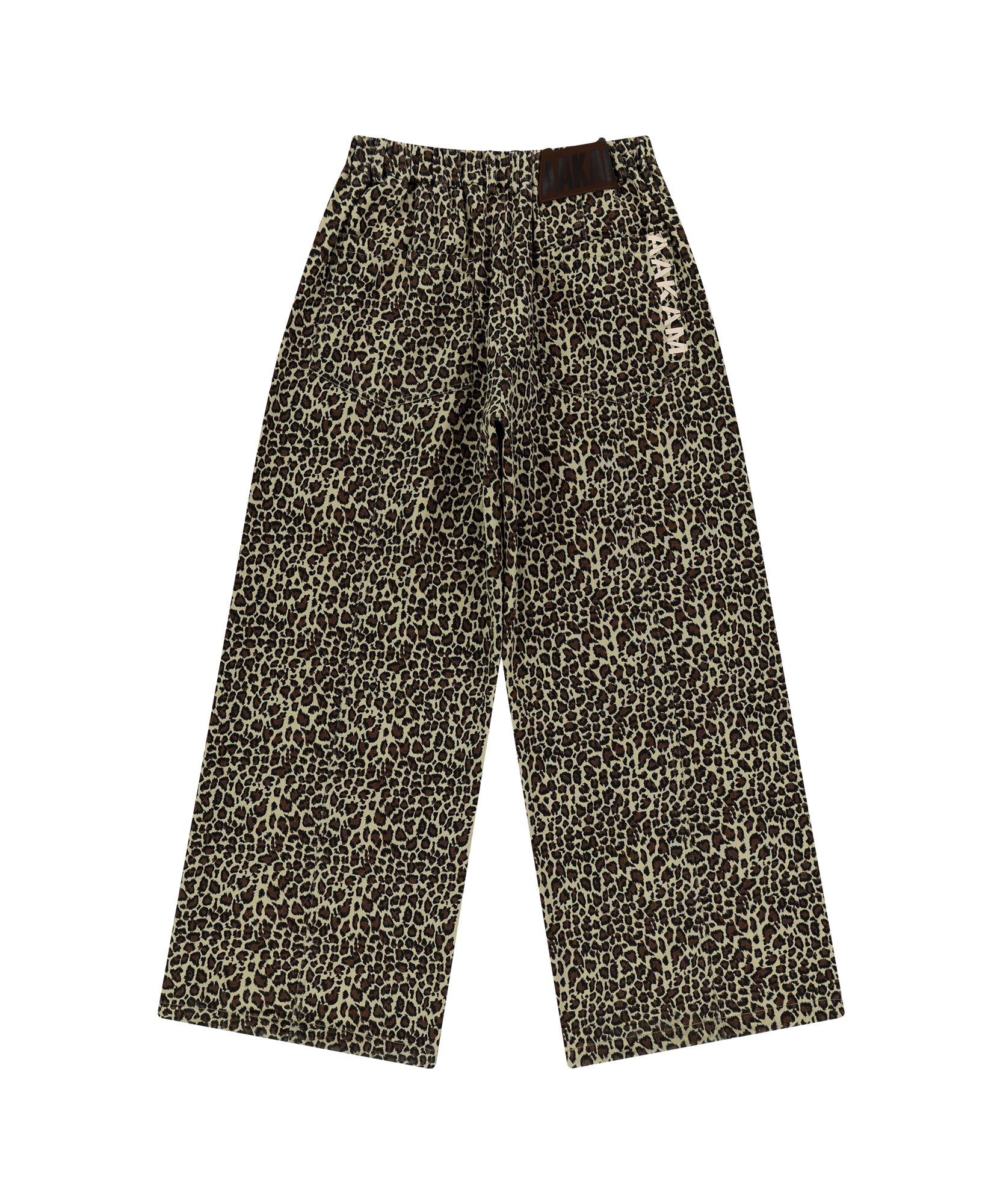 ★AAKAM★ Knee Pin-tuck Leopard Cotton Pants MUSINSA | AAKAM Knee Pin-tuck Leopard Cotton Pants (Brown)