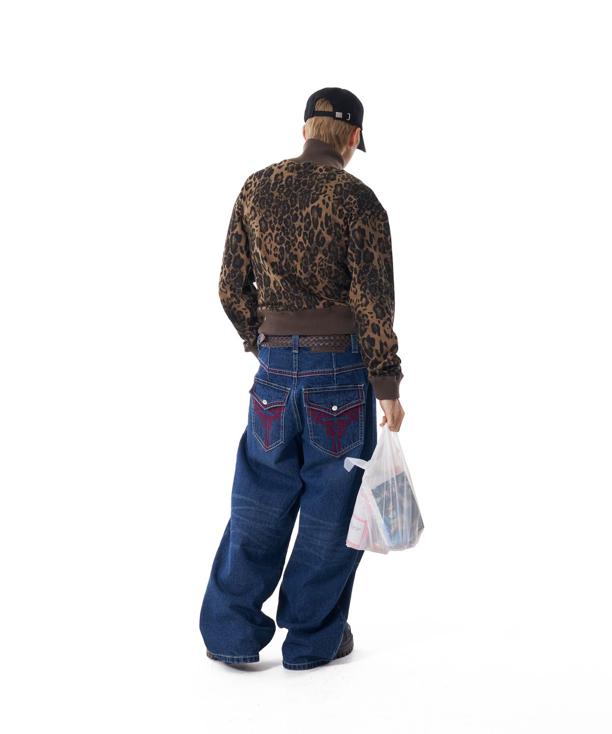 아캄(AAKAM) CROS2 Washed Denim Pants (Blue)